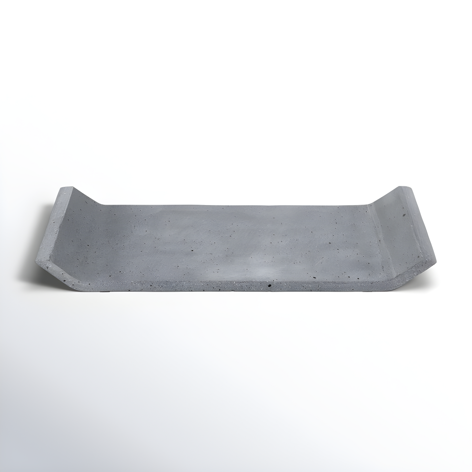 Eclipse 12x5 Dark Grey Polystone Decorative Tray