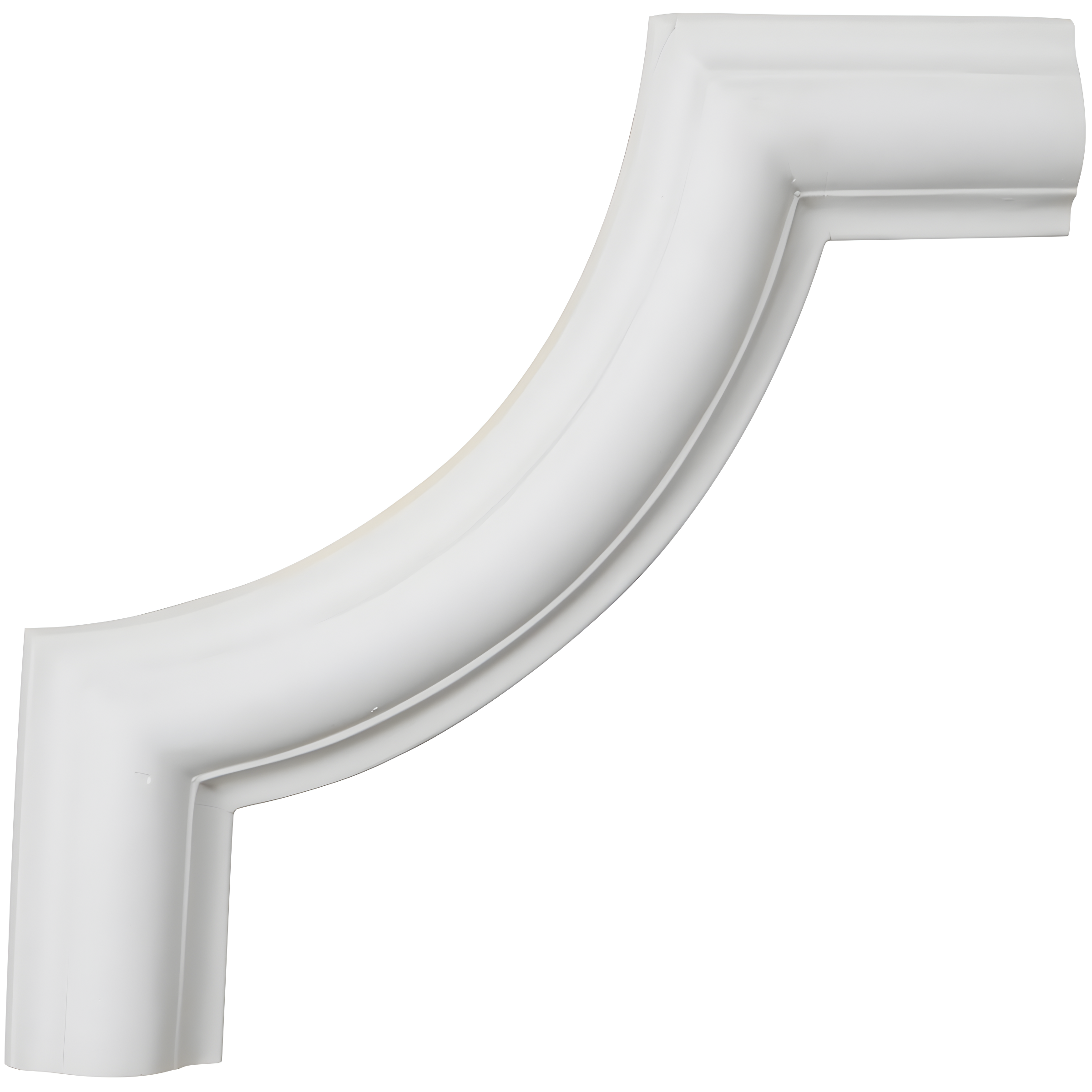 8" White Urethane Ashford II Panel Moulding Corner