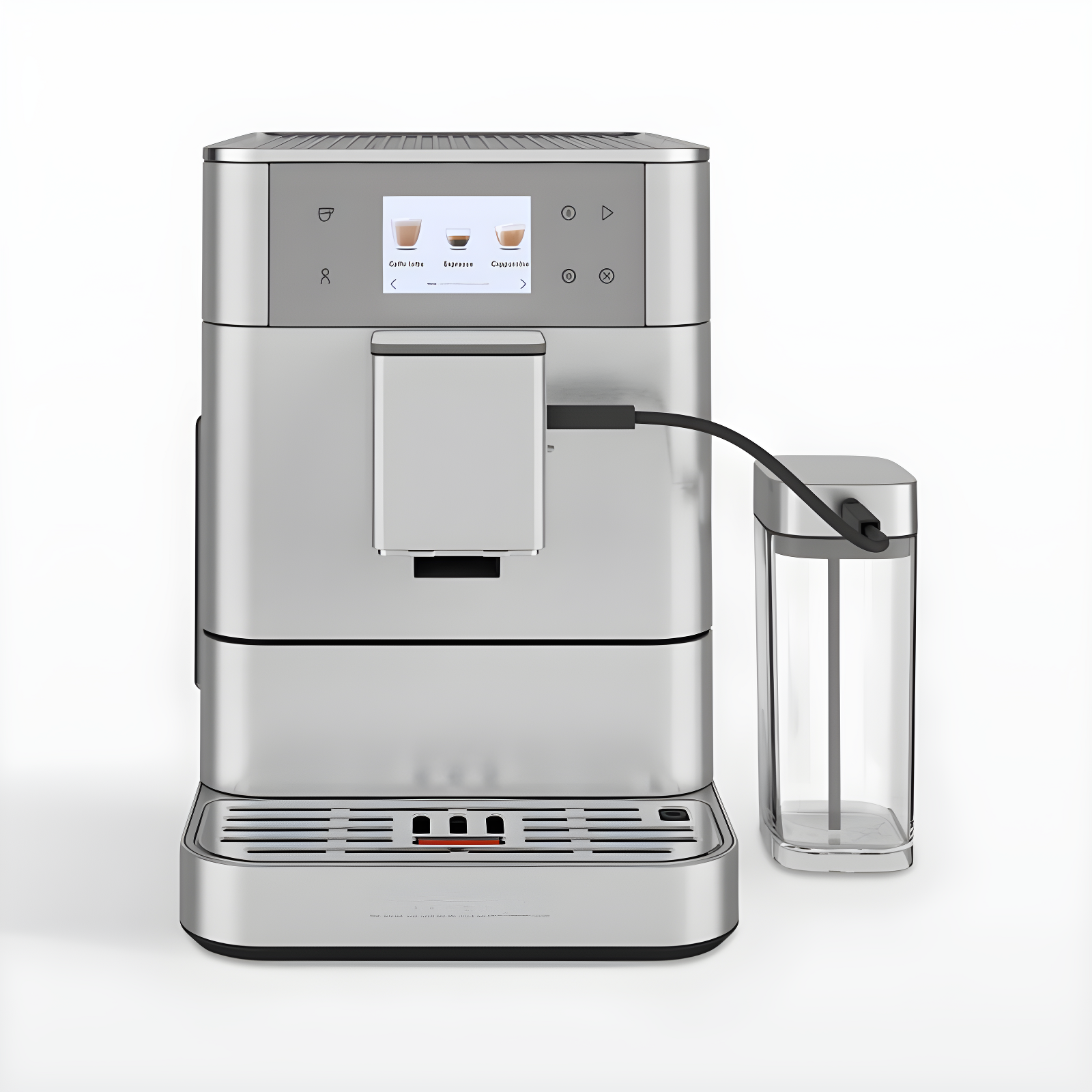 Stainless Steel Automatic Espresso Machine with Milk Frother