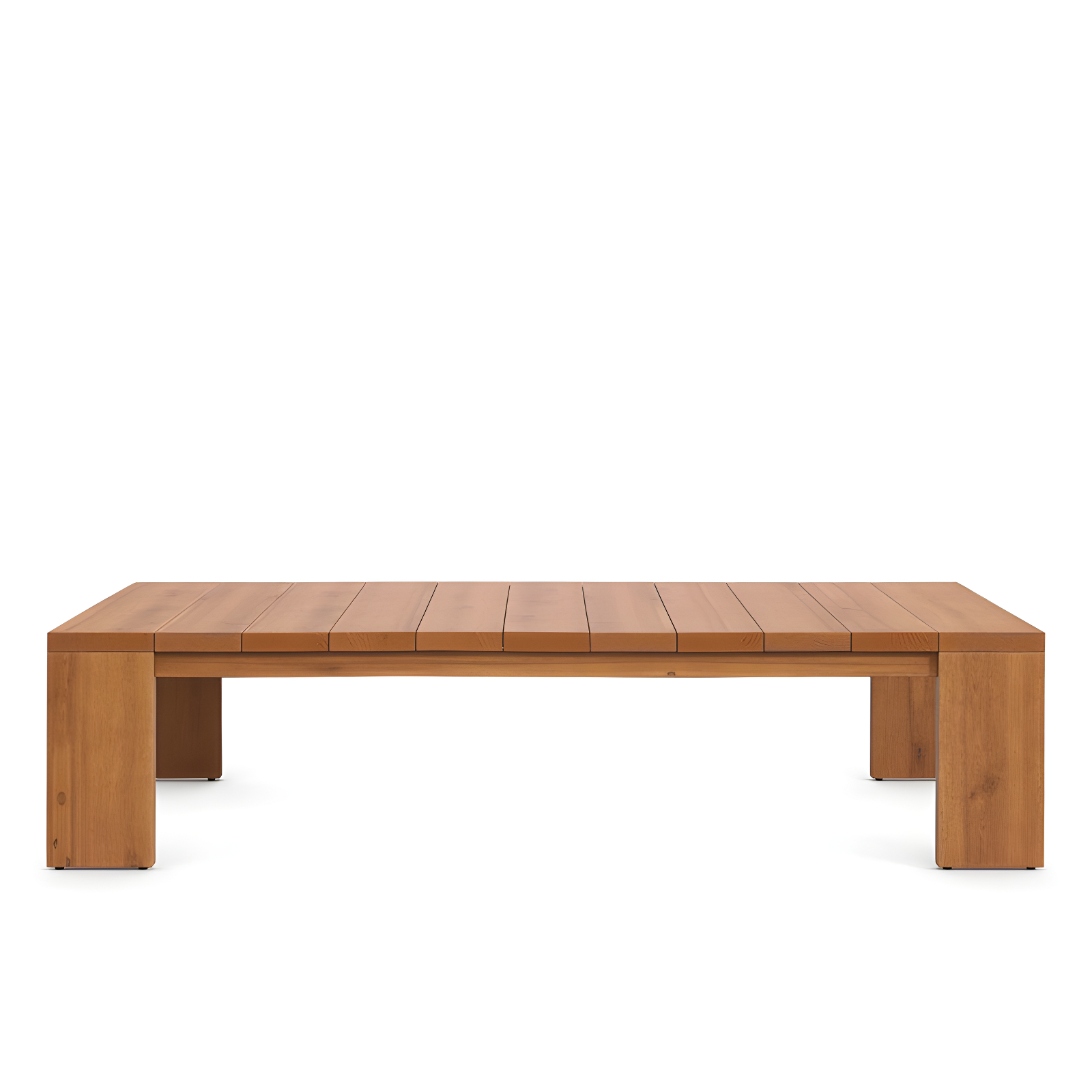 Tahoe Natural Acacia Wood Outdoor Patio Coffee Table