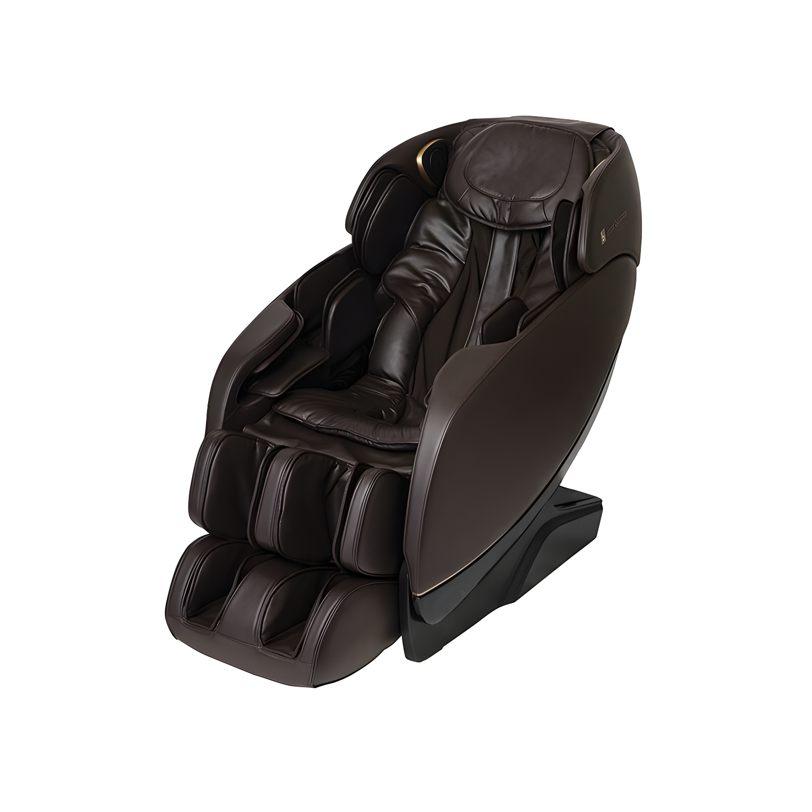 Espresso Faux Leather Heated Zero Gravity Massage Chair