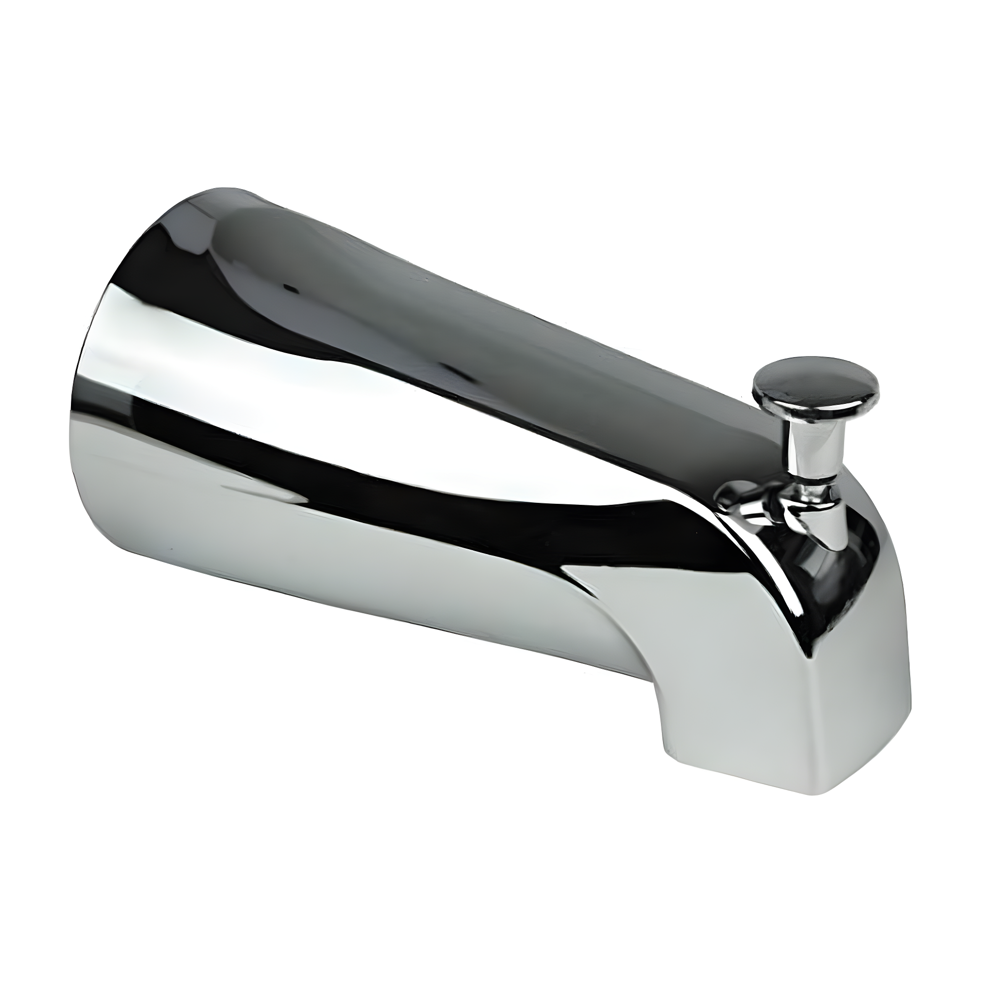 Chrome Standard Tub Spout with Diverter