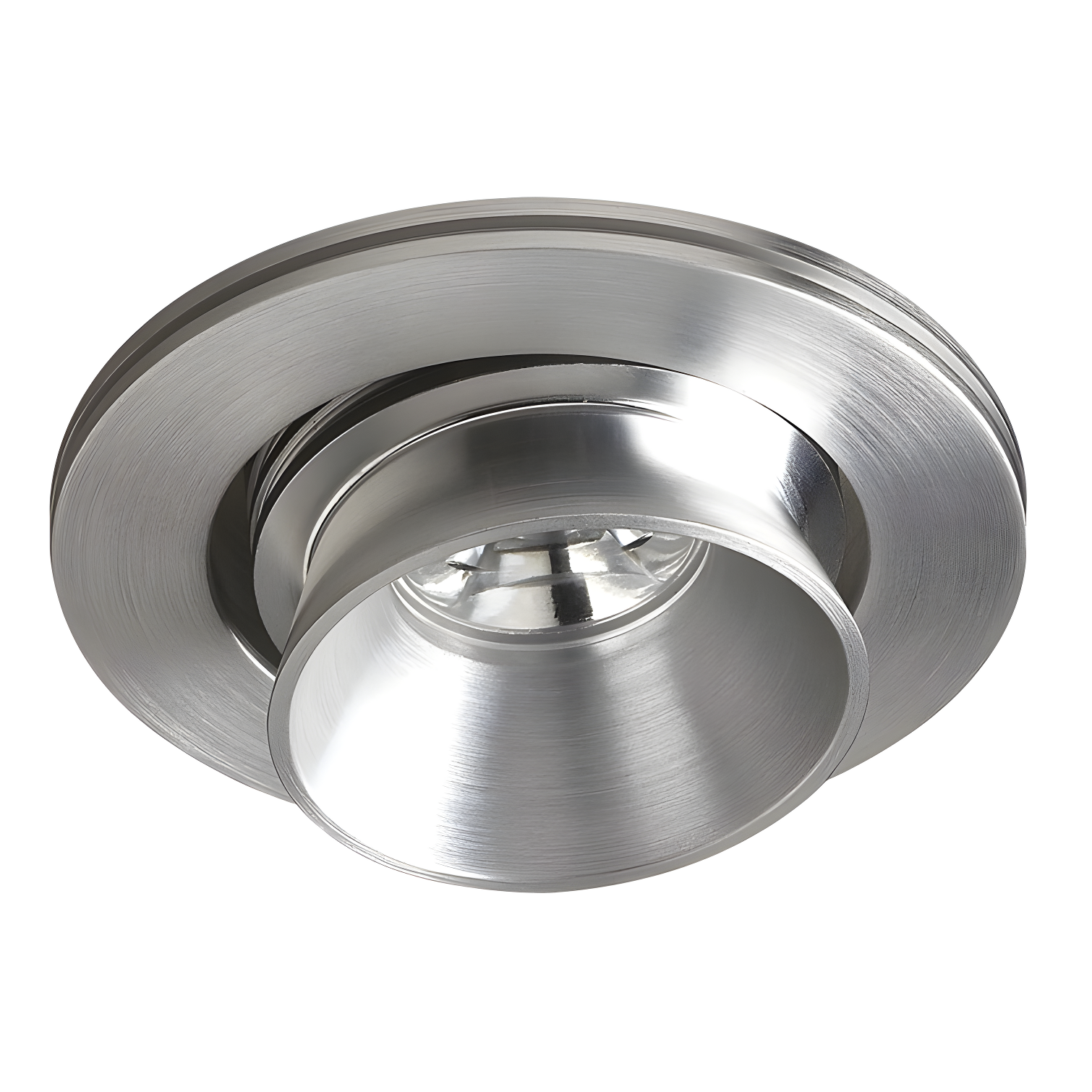 Alpha Brushed Aluminum 2" LED Recessed Lighting