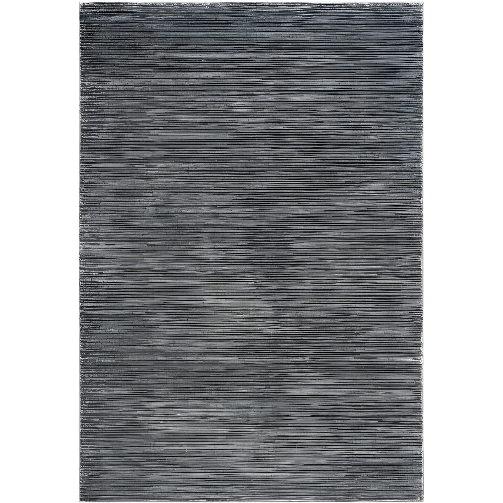 Luxe Urban 5' x 7' Gray Hand-Knotted Synthetic Area Rug