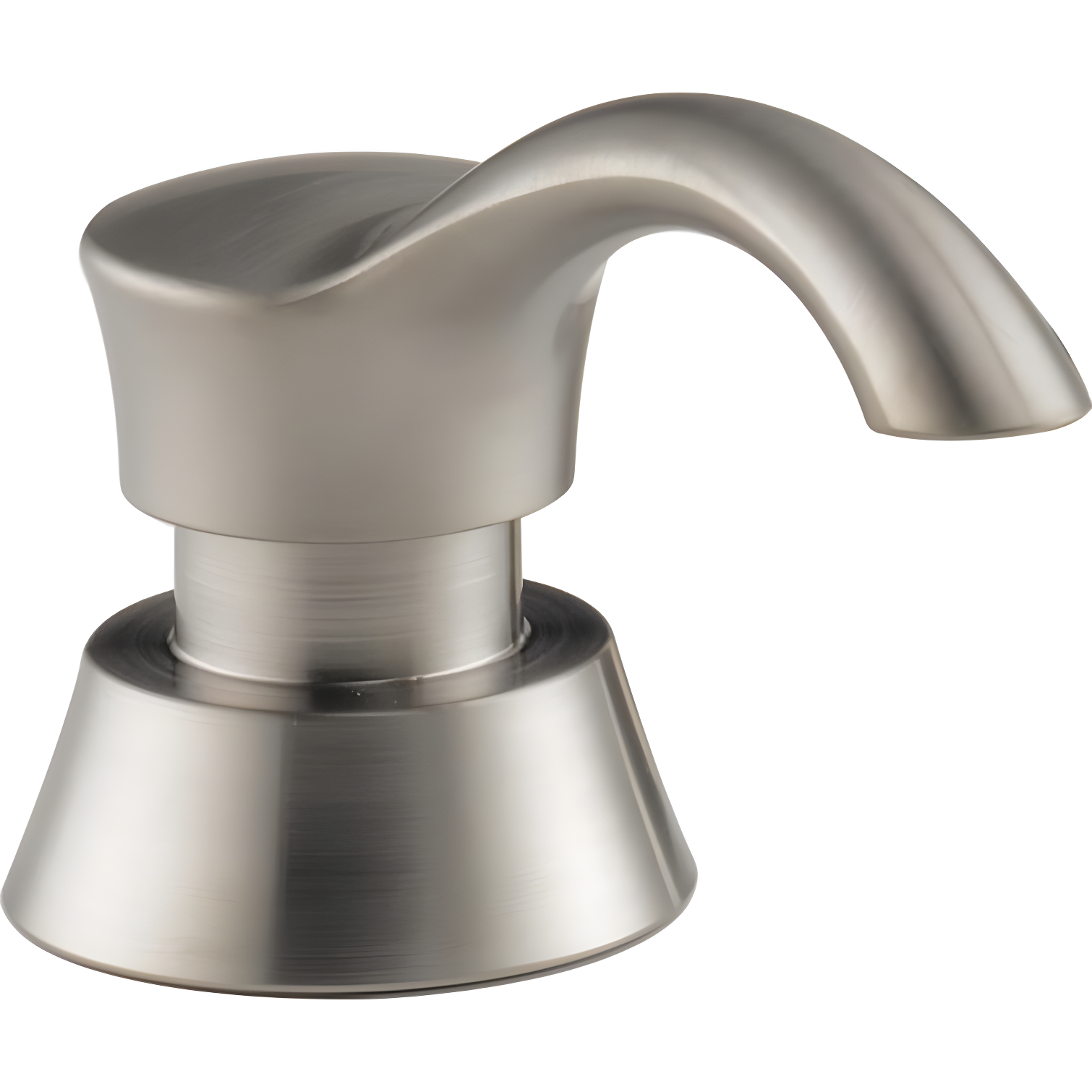 Sleek Stainless Steel Modern Kitchen Soap Dispenser