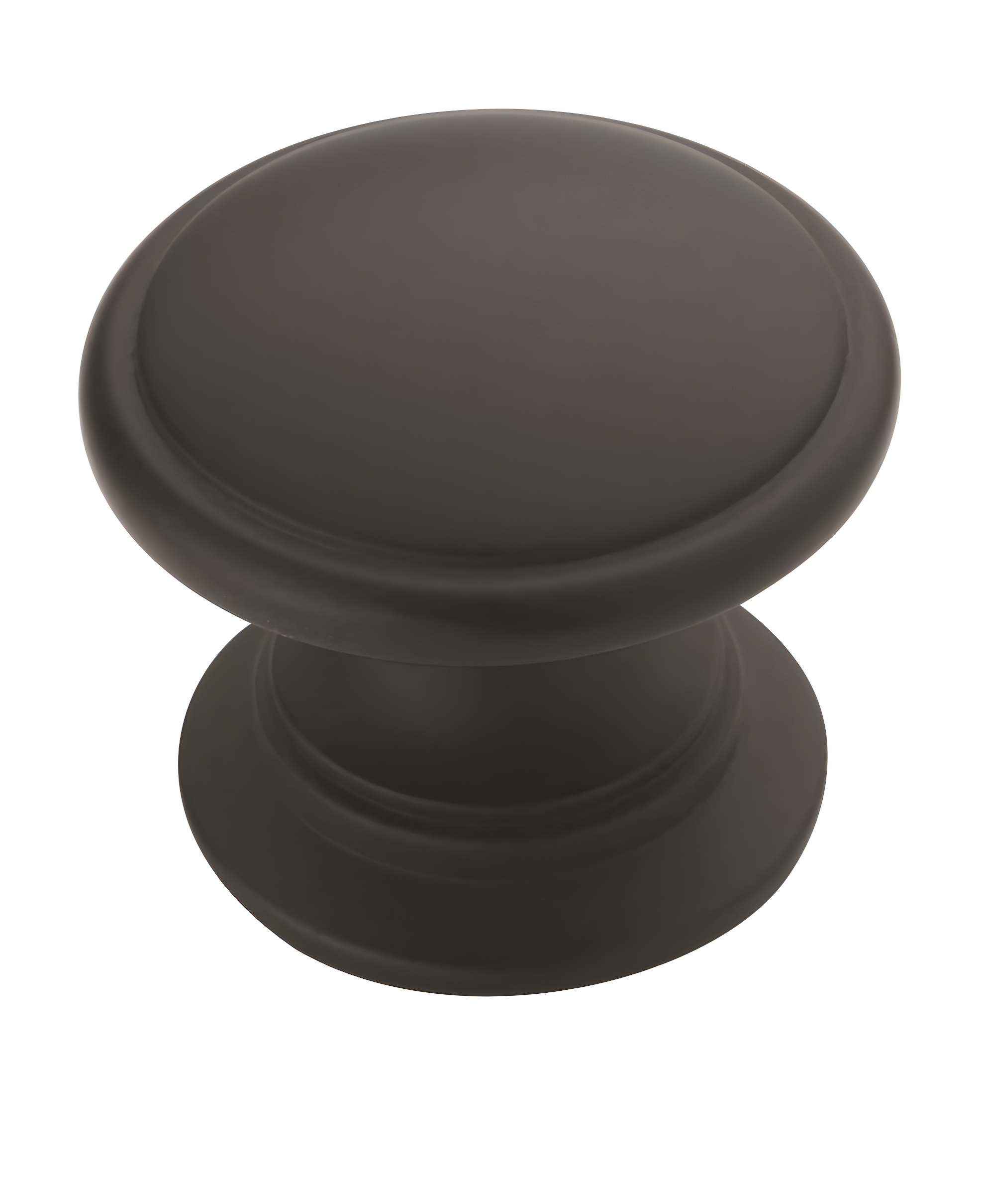 Ravino 1-1/4 Inch Matte Black Round Cabinet Knob