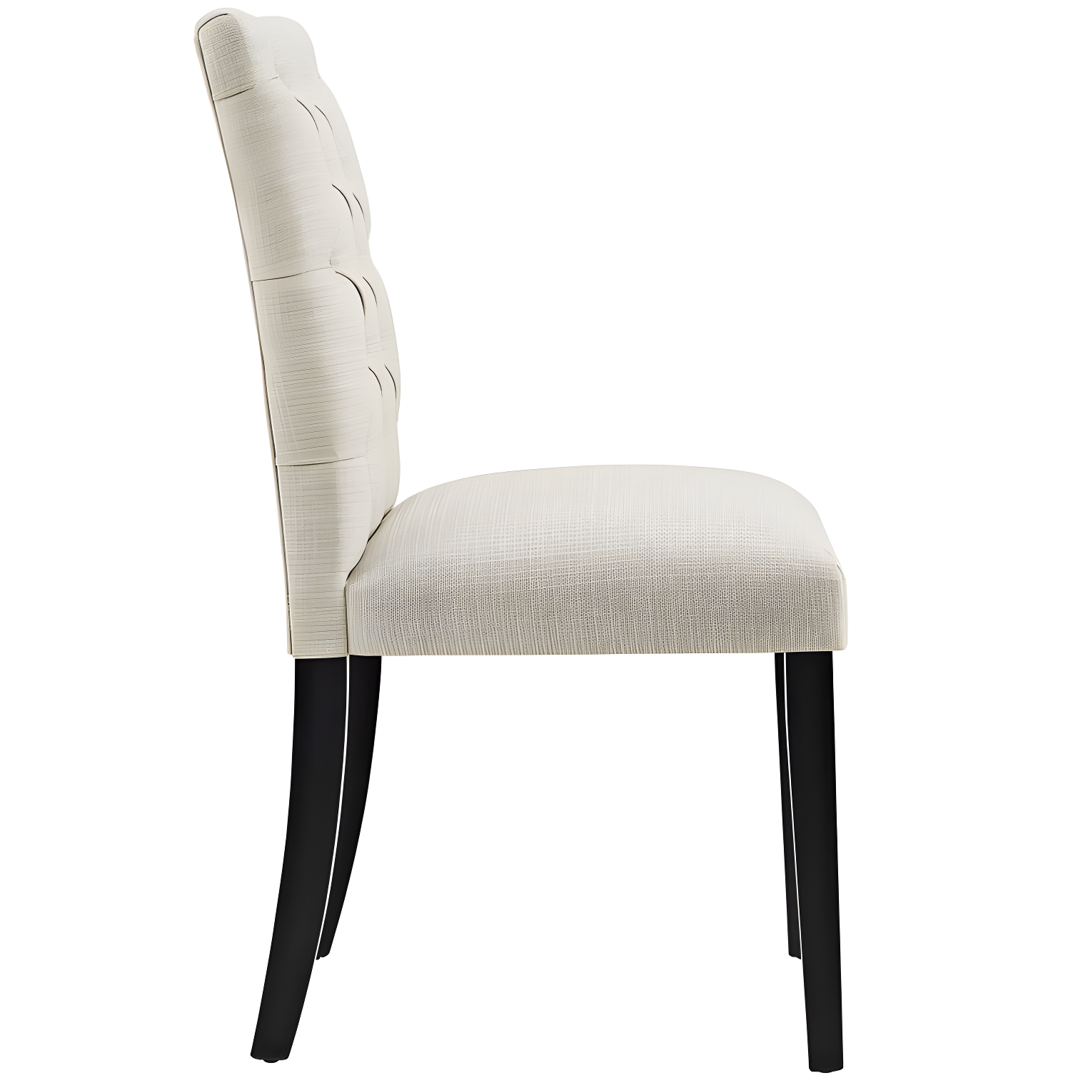 Elegant Duchess Beige Tufted Dining Chair Set of 4