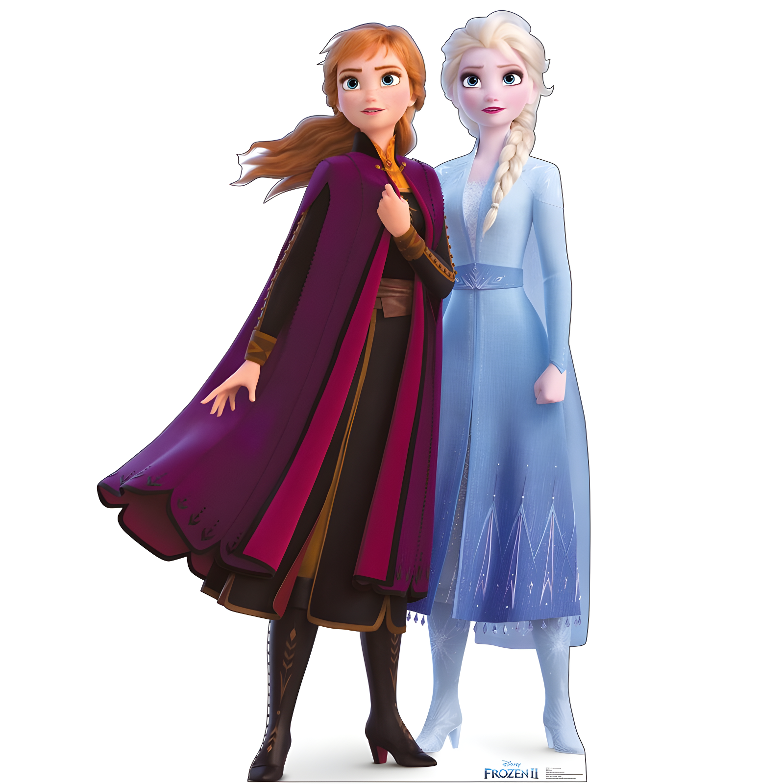 Frozen 2 Anna & Elsa Life Size Cardboard Standup