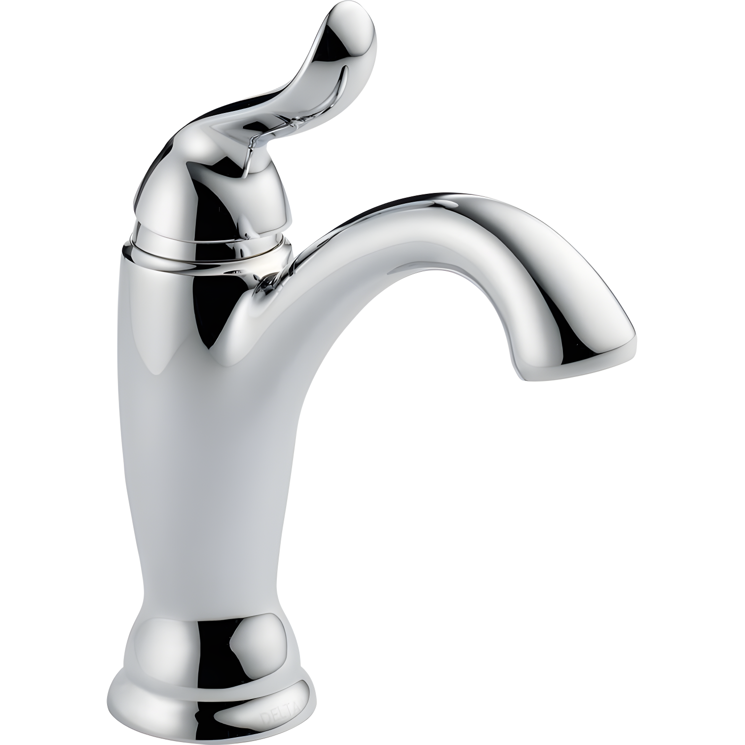 Modern Chrome-Plated Brass Single Hole Bathroom Faucet with ADA Compliance