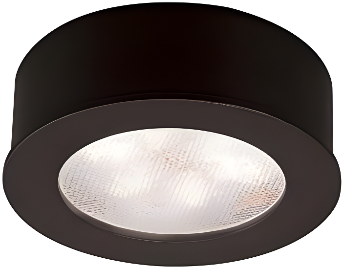 Black Bronze Glass LED Button Light for Indoor/Outdoor Use