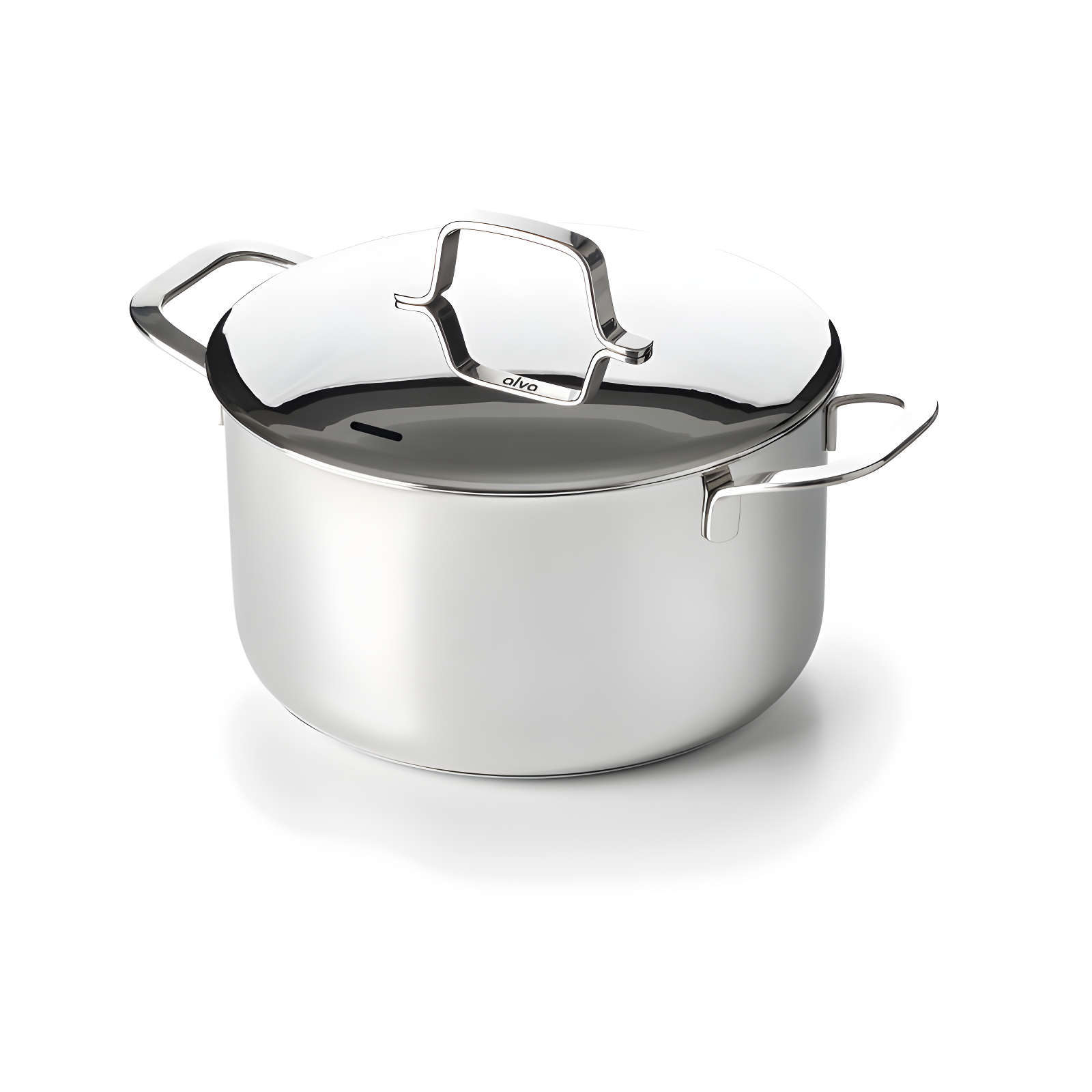 Alva Maestro 4 Qt. Stainless Steel Casserole Pot with Lid