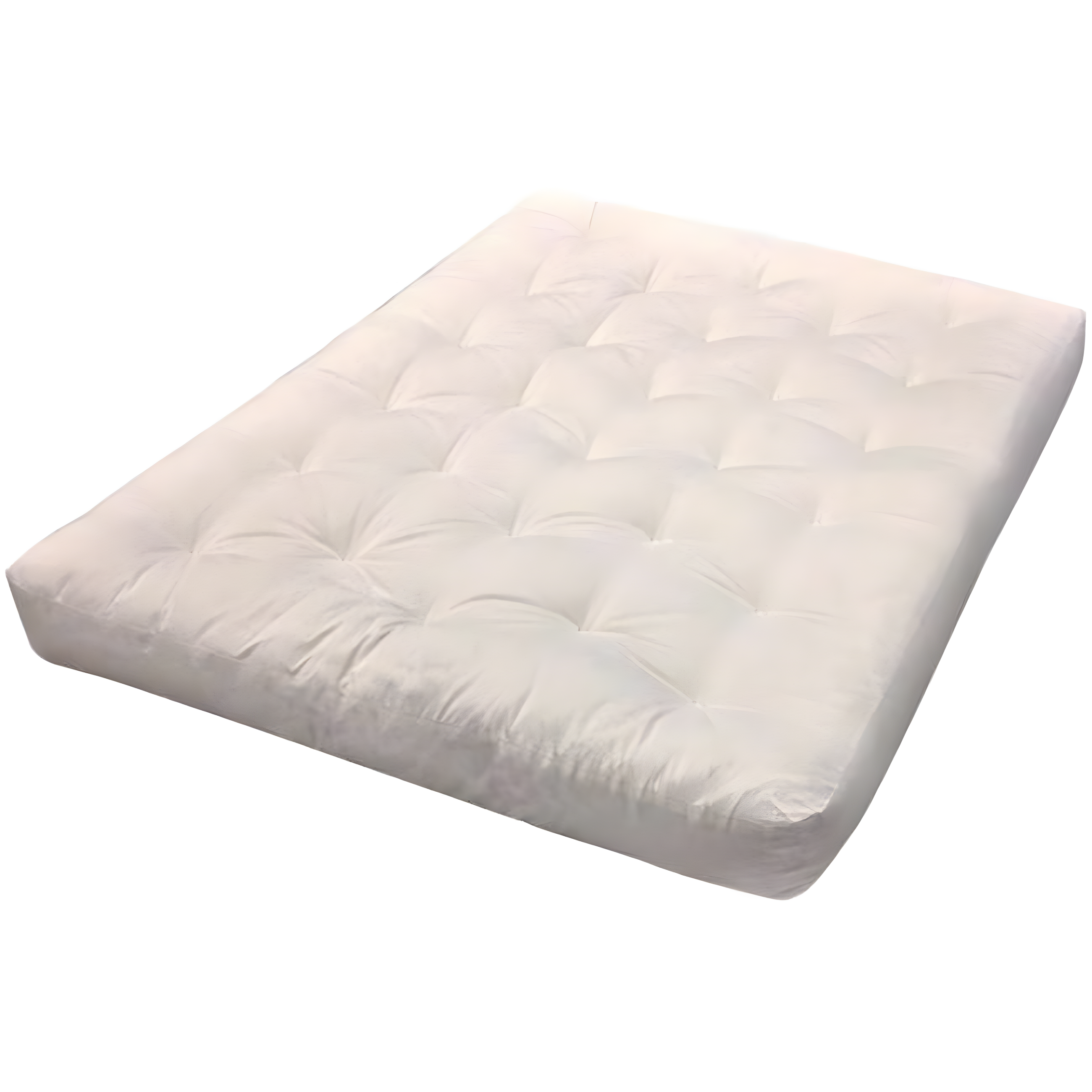 Twin Natural Cotton Memory Foam Futon Pad