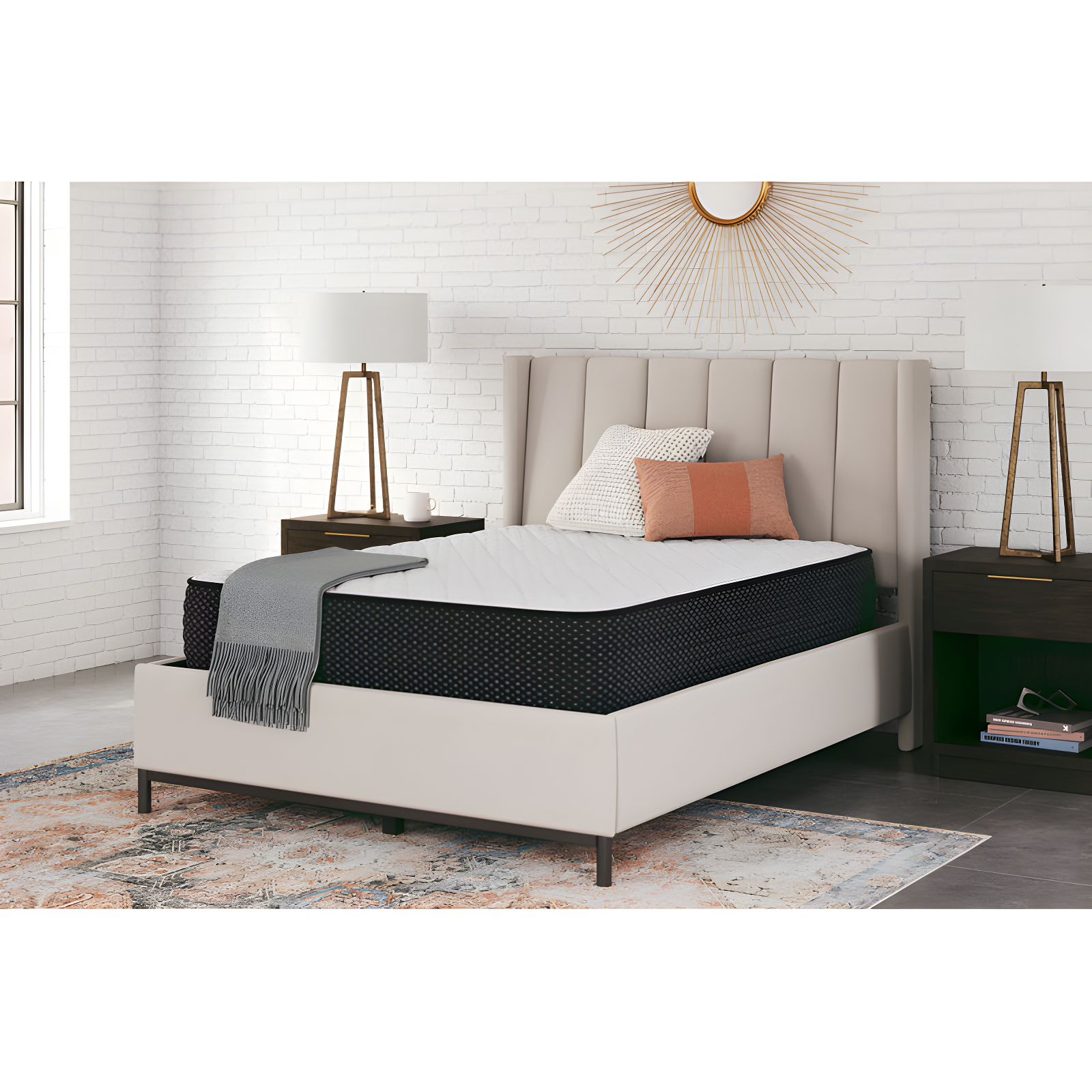 Twin 12" Firm Hybrid Mattress with Gel Memory Foam