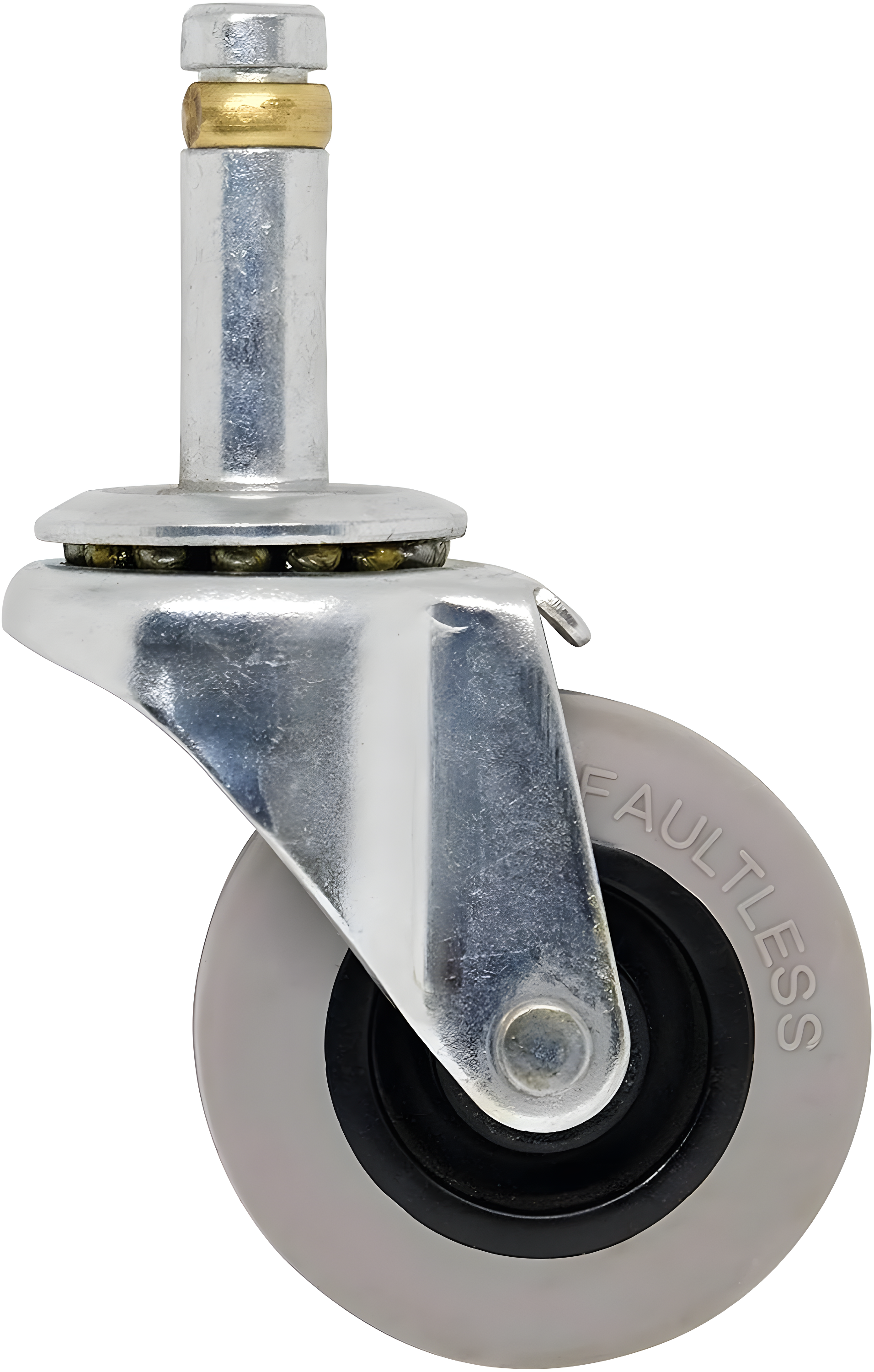 Shepherd 2-Inch Gray Thermoplastic Rubber Swivel Stem Caster