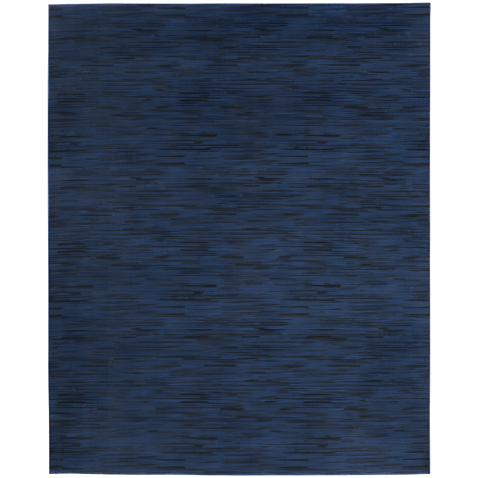 Midnight Blue Synthetic 9' x 12' Reversible Outdoor Rug