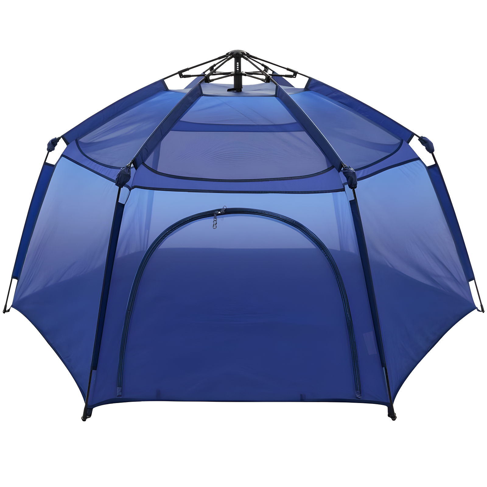 Blue 2-Person Three Season Dome Camping Tent with Carry Bag