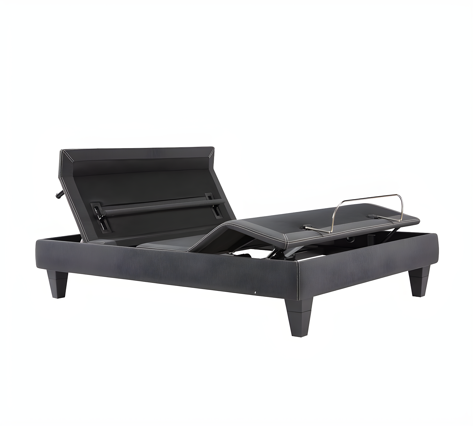 Twin XL Black Adjustable Bed Base with Wireless Remote