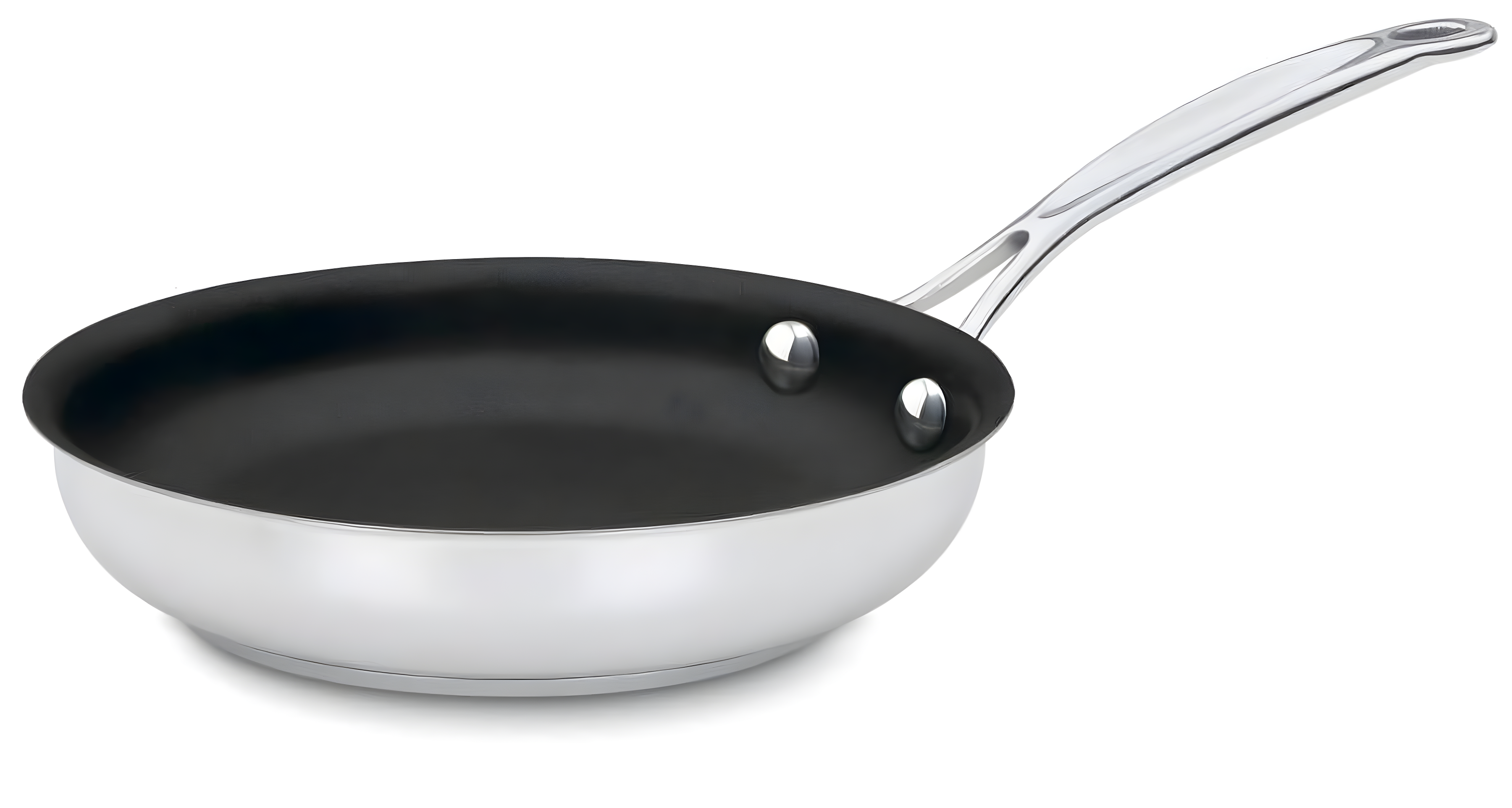 7-Inch Silver Aluminum Non-Stick Skillet with Handle