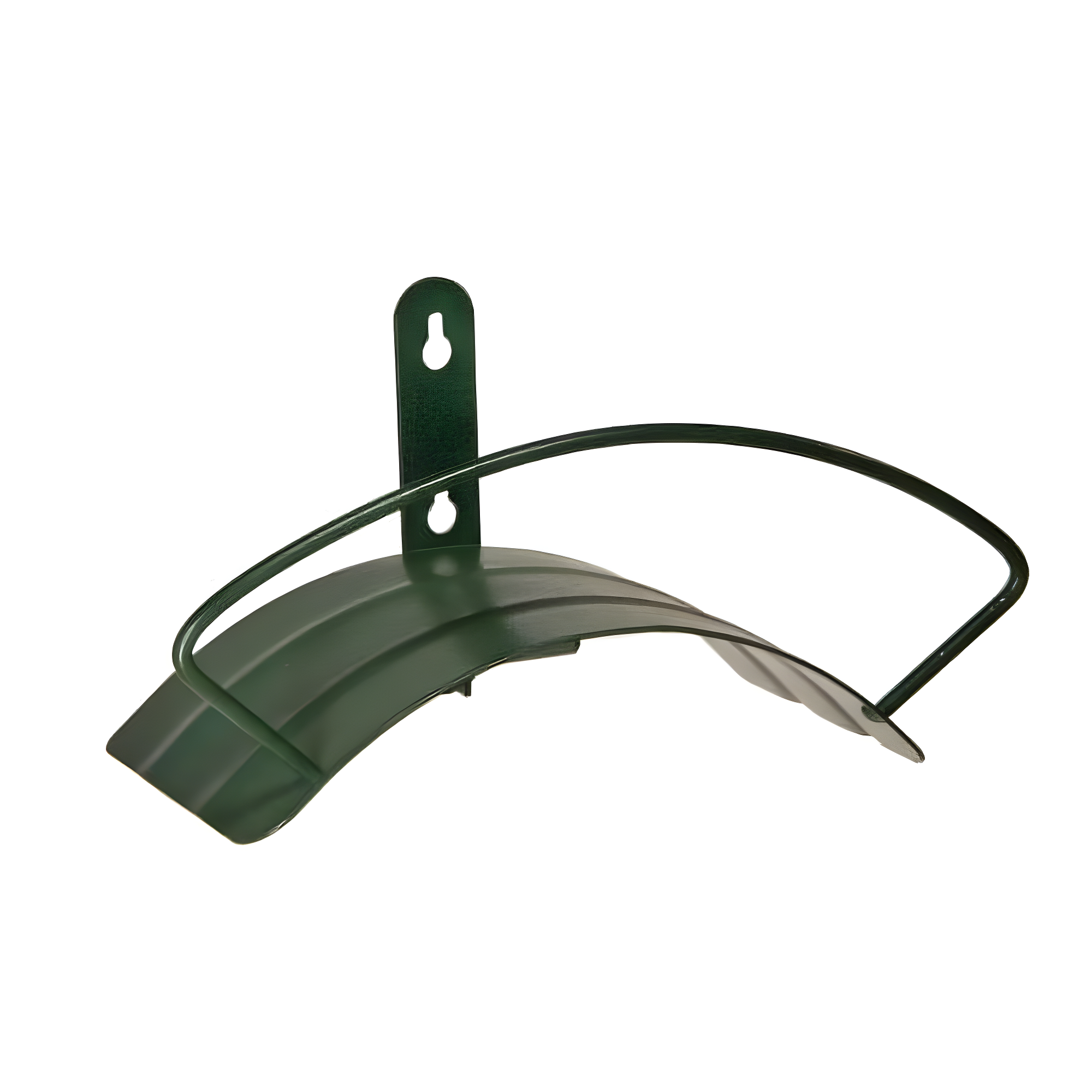 Green Deluxe Wall Mounted Hose Hanger for 100 ft. Capacity