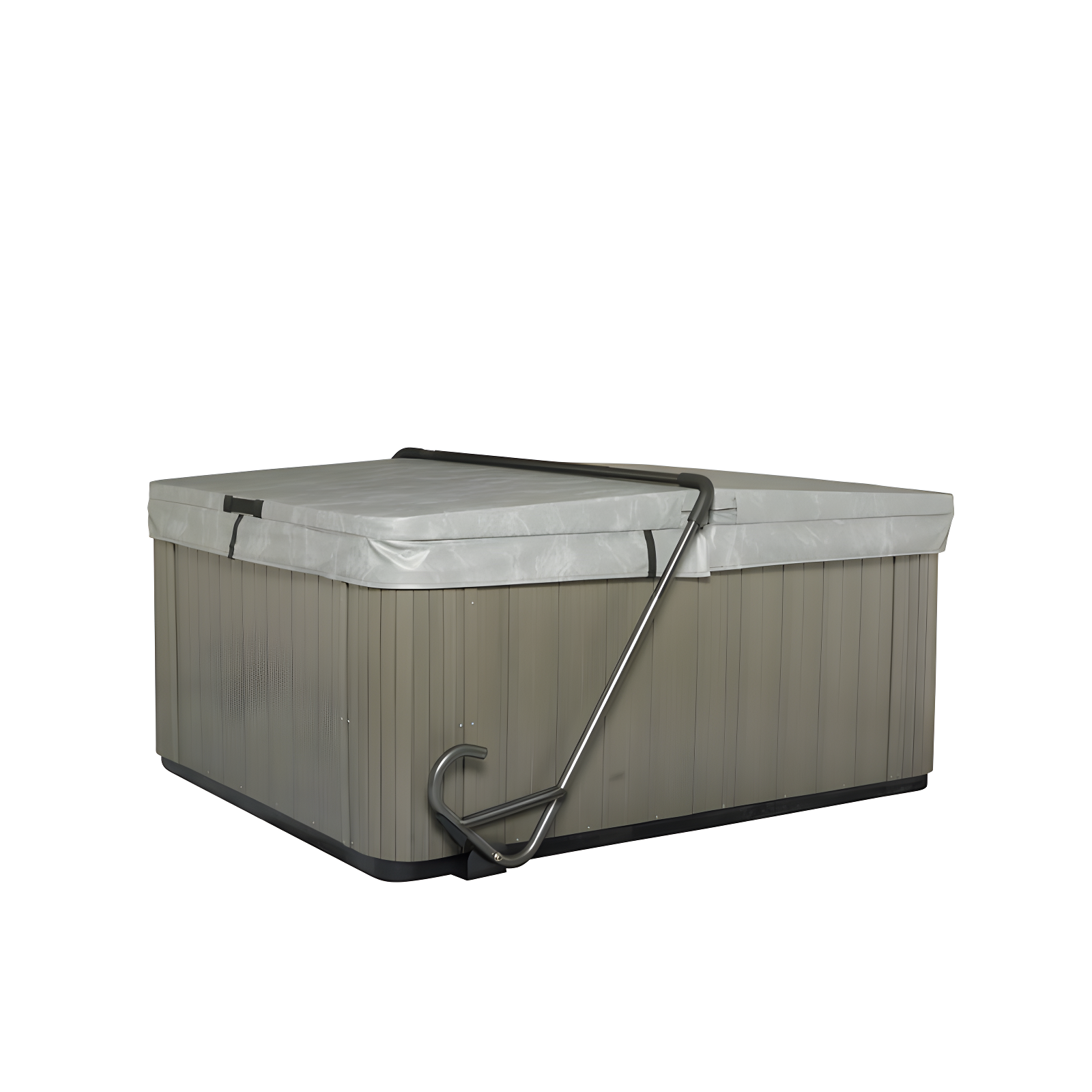 Heavy-Duty Charcoal Steel Hot Tub Cover Lifter