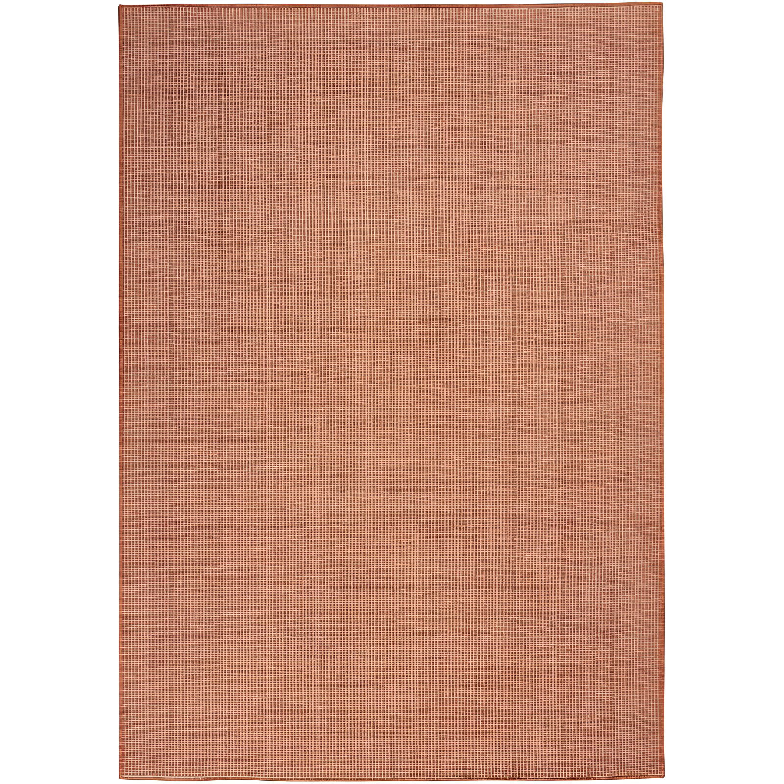 Terracotta Easy-Care Synthetic 5' x 7' Outdoor Area Rug