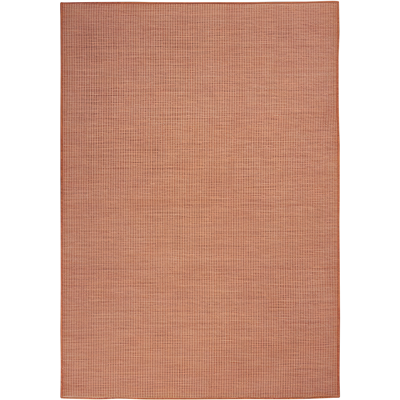 Terracotta Easy-Care Synthetic 5' x 7' Outdoor Area Rug