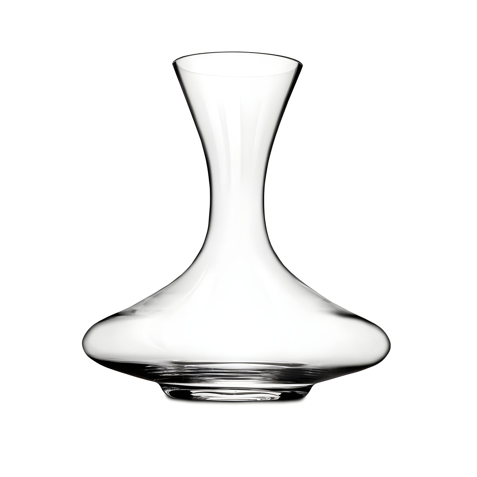 Clear Glass Ellipse Traditional Wine Decanter, 67 oz