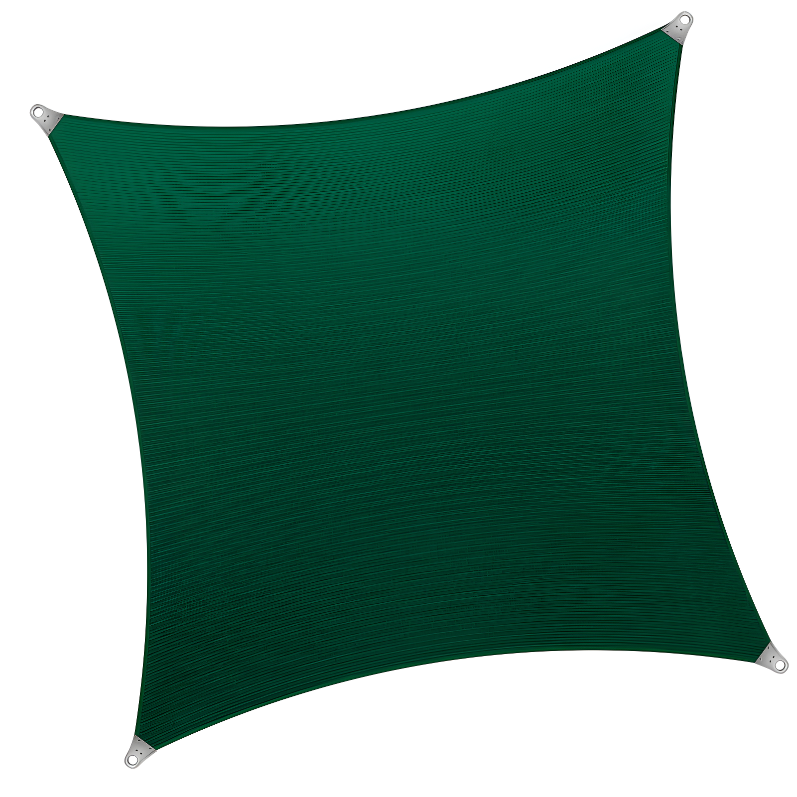 12' x 12' Green HDPE Square Shade Sail