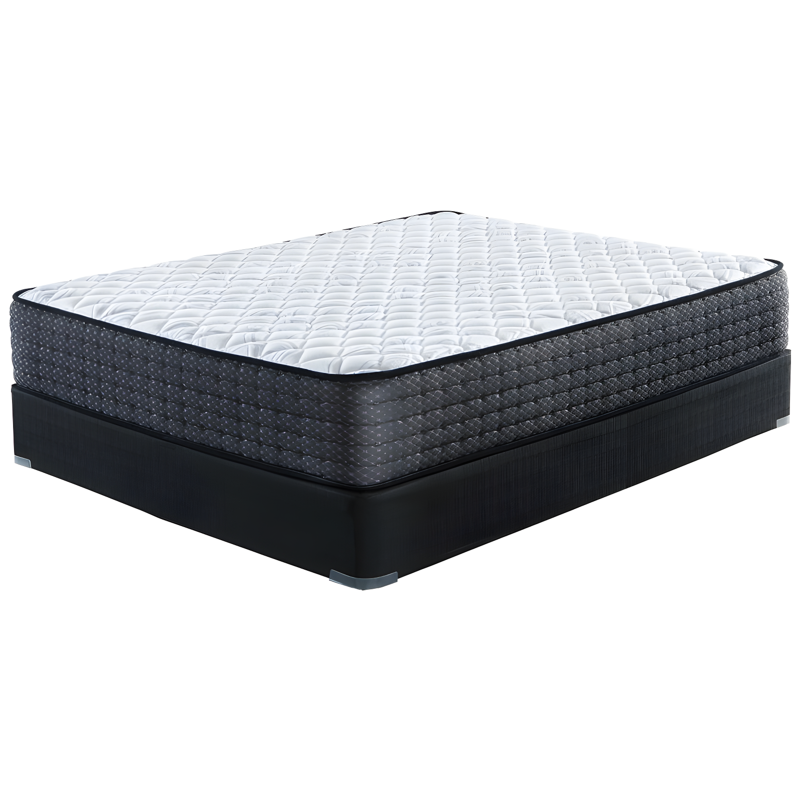 Eurotop White King Innerspring Mattress with Water Resistant Cover