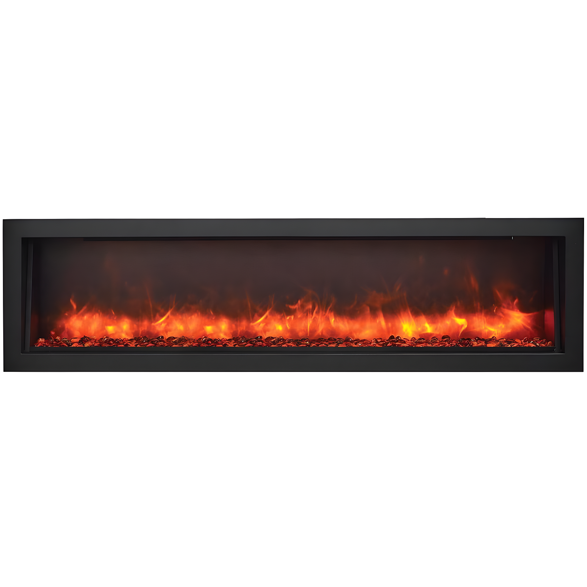 40-Inch Black Wall Mounted Electric Fireplace