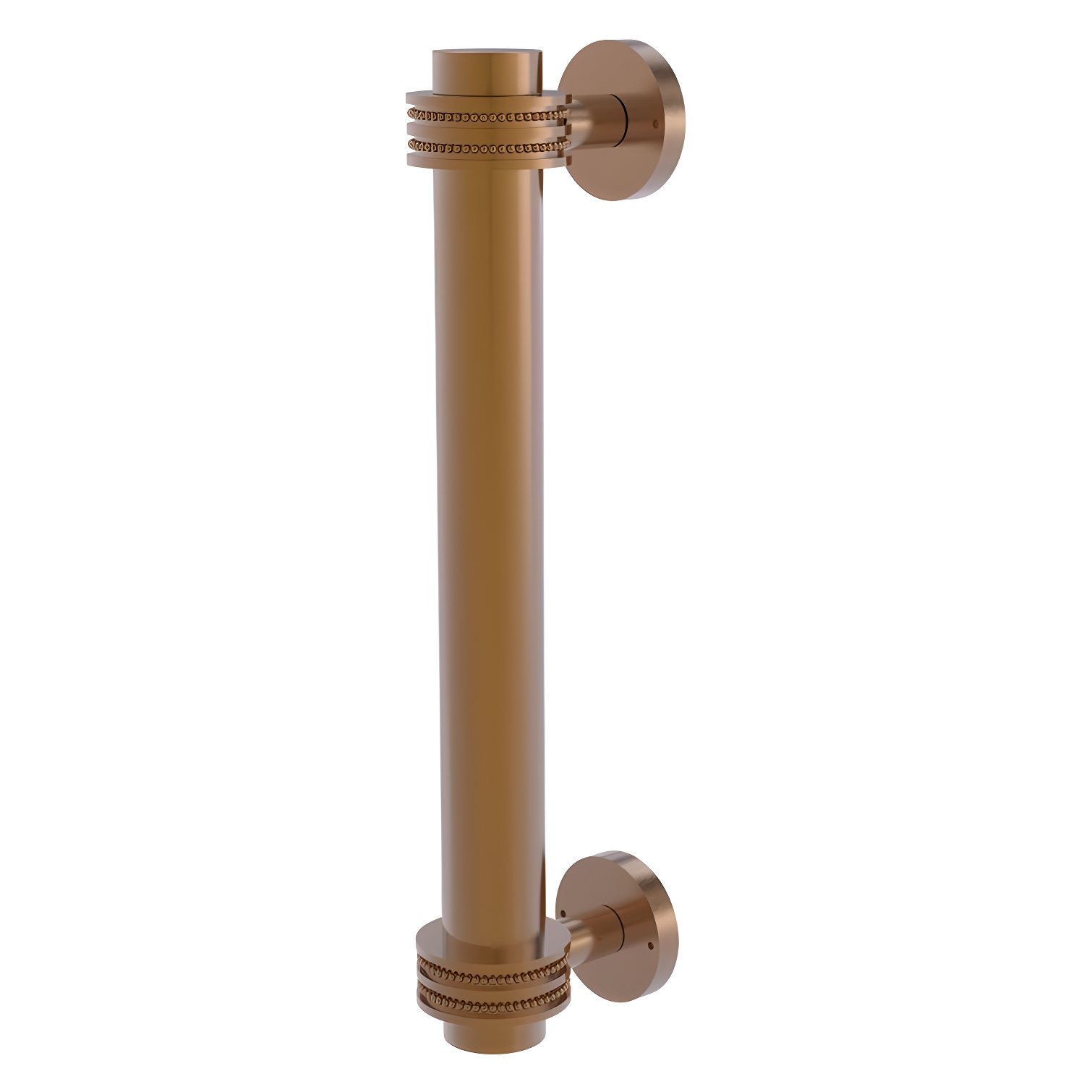 8-Inch Brushed Bronze Solid Brass Door Pull