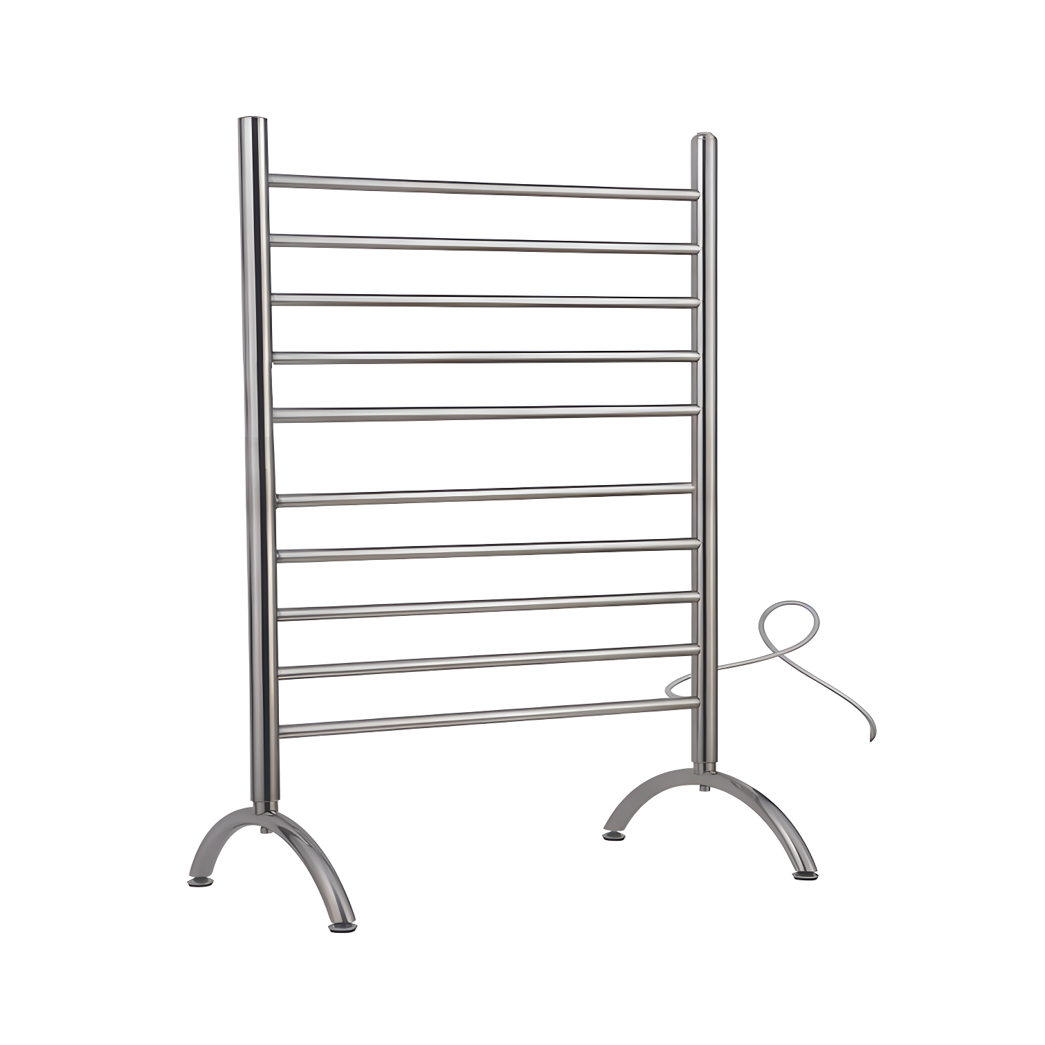 Polished Nickel Stainless Steel Freestanding Towel Warmer