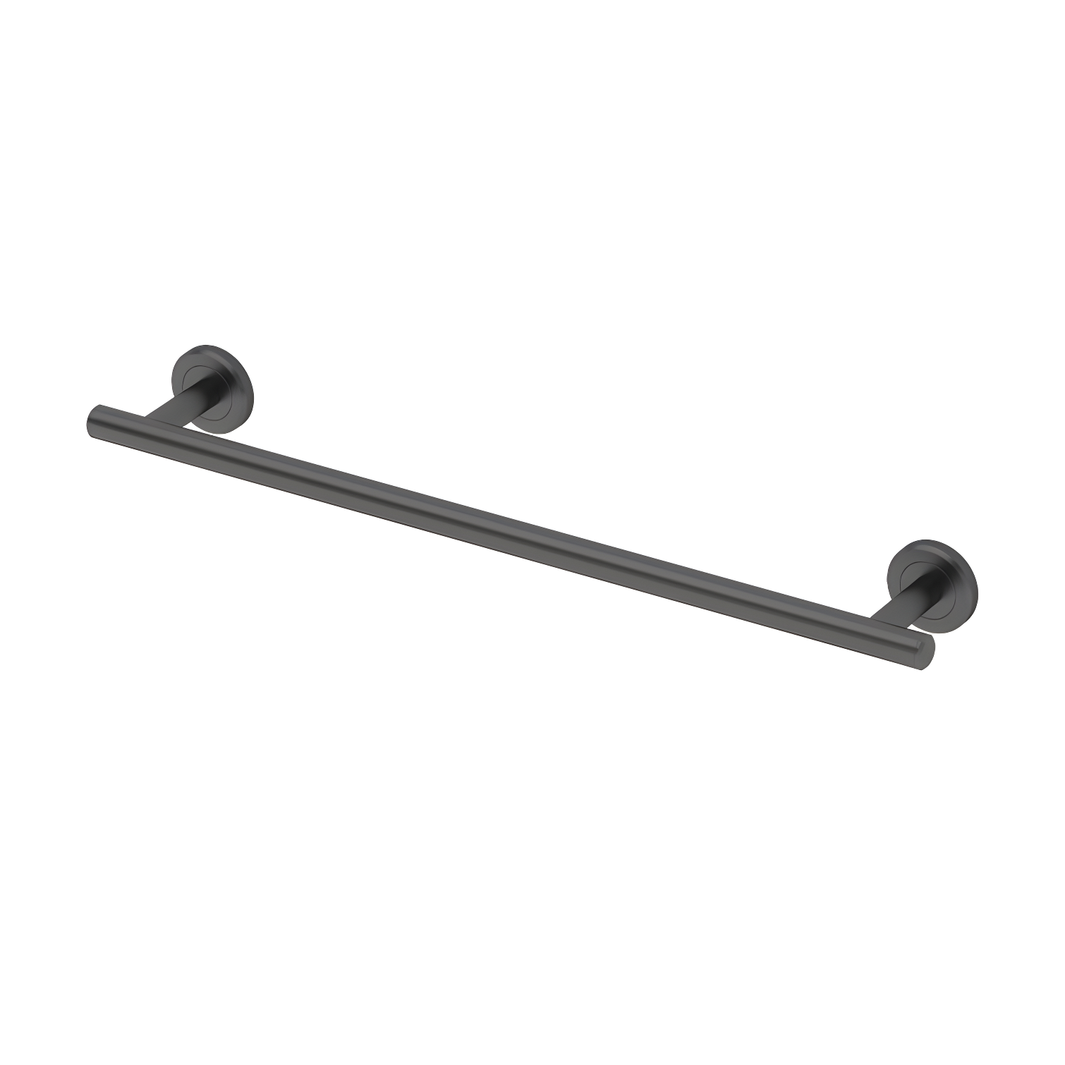 Matte Black 18-Inch Wall Mounted Towel Bar