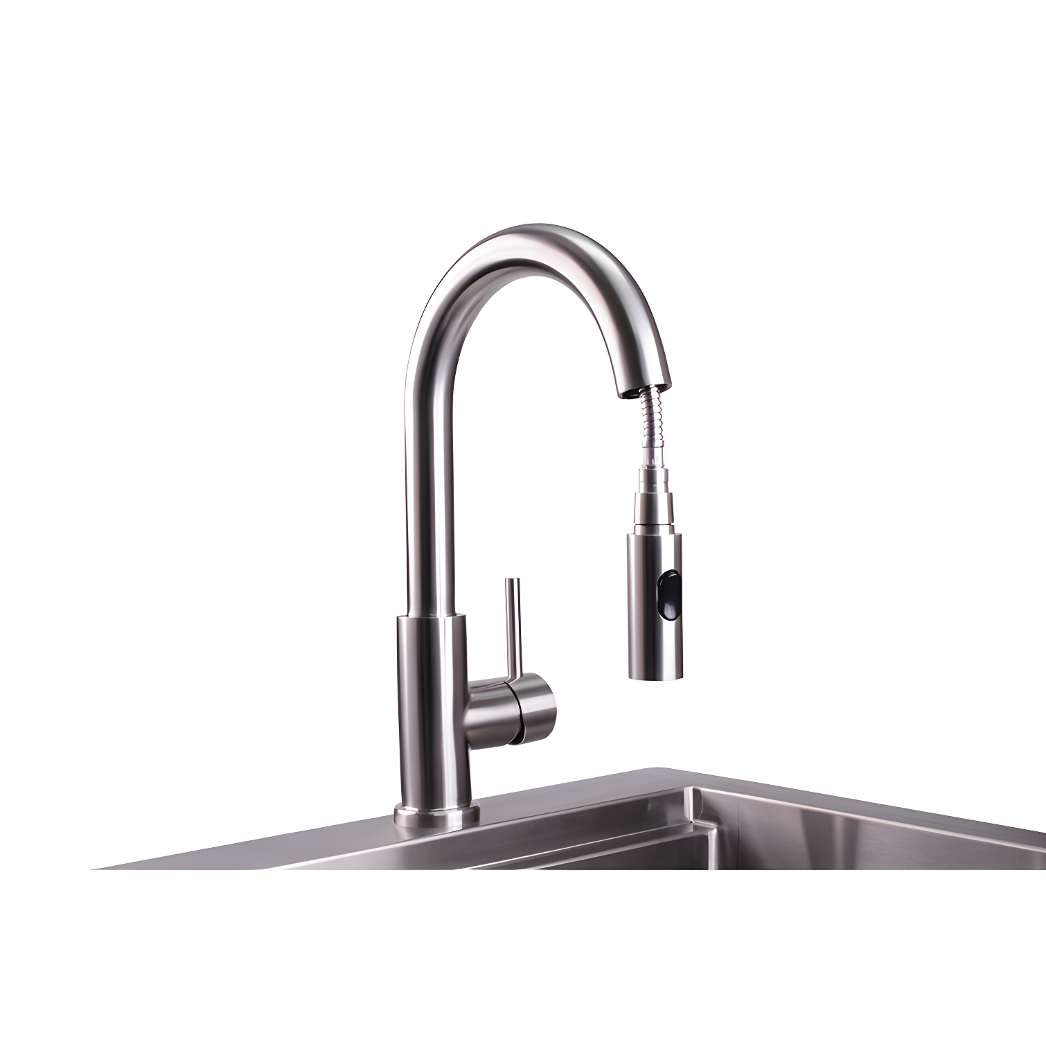 Stainless Steel Single-Handle Pull-Down Outdoor Faucet