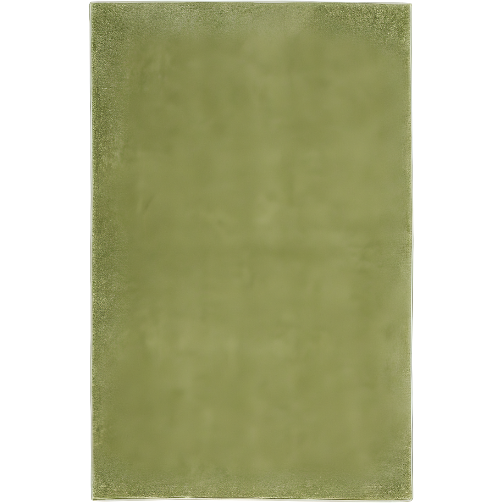 Mossy Green Soft-Textured 2' x 4' Outdoor Essentials Rug