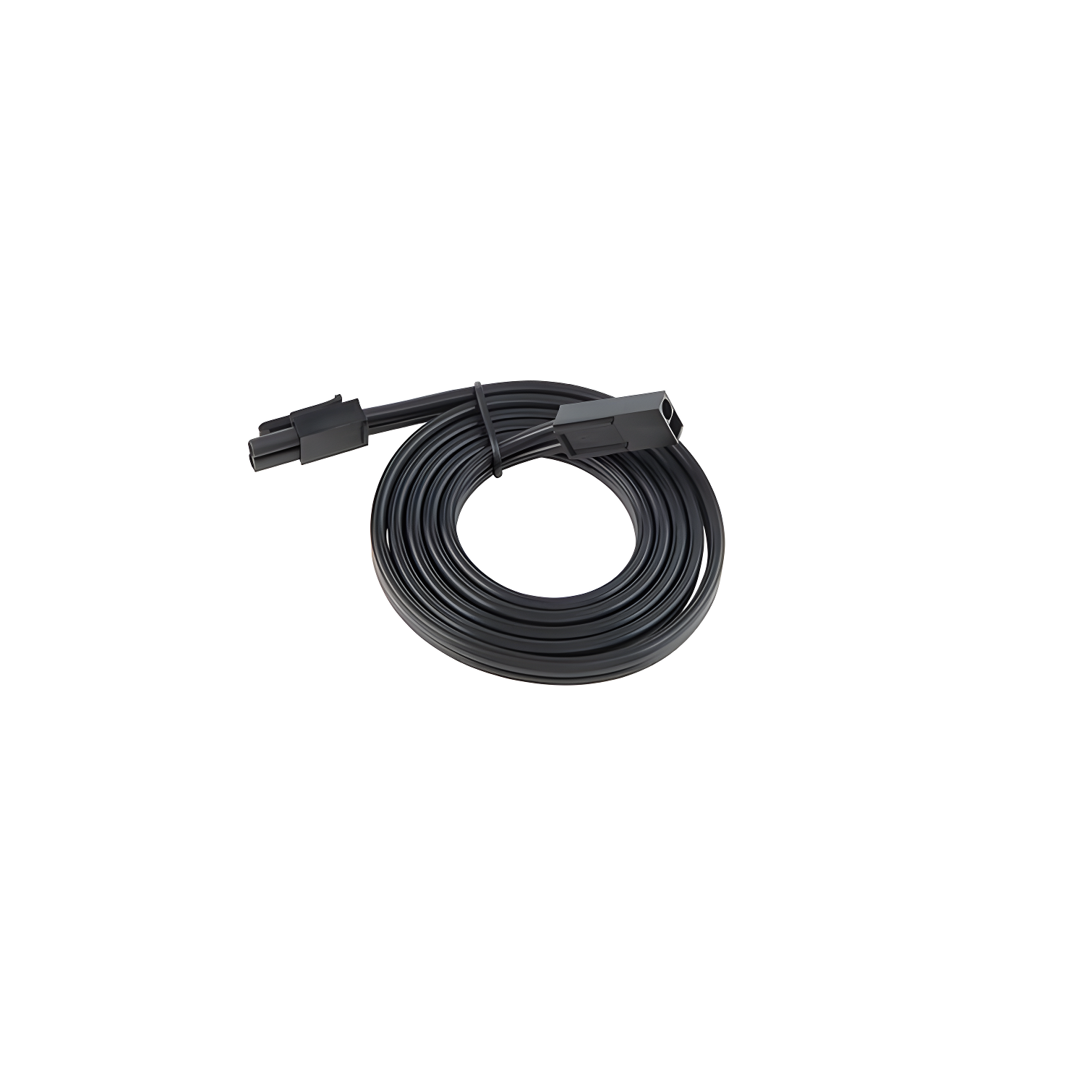 Black 12-inch Line Voltage Interconnect Cable