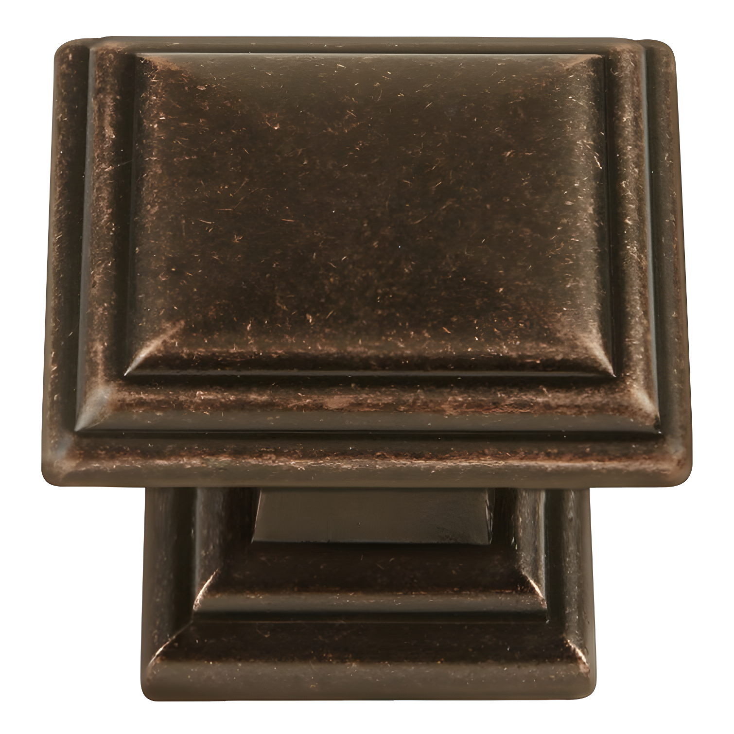 Somerset Dark Antique Copper Square Cabinet Knob