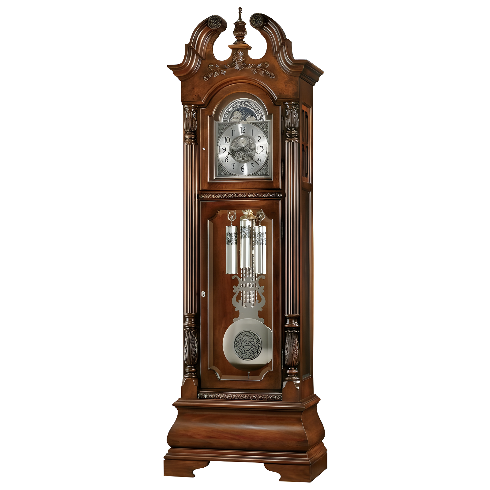 Stratford 93.25" Brown Traditional Grandfather Clock