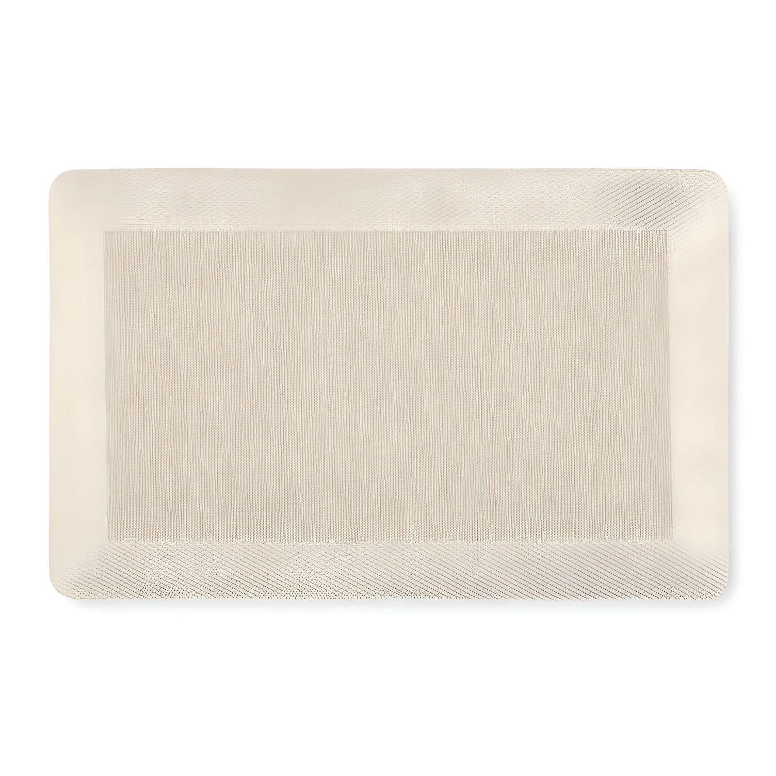 Beige Anti-Fatigue Air-Infused Kitchen Mat, 19.6"x32"