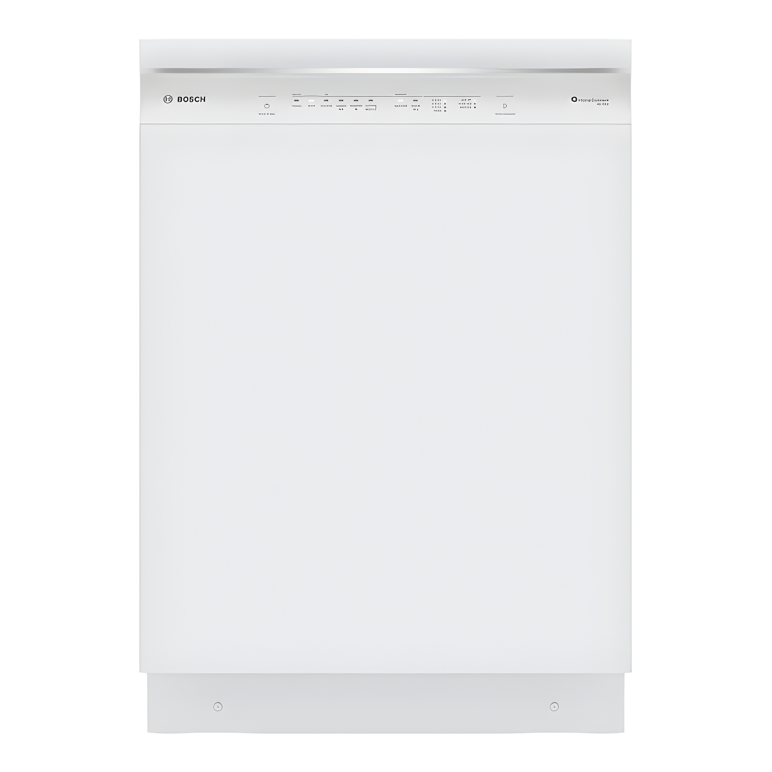 24" White Built-In Dishwasher with Stainless Steel Tub