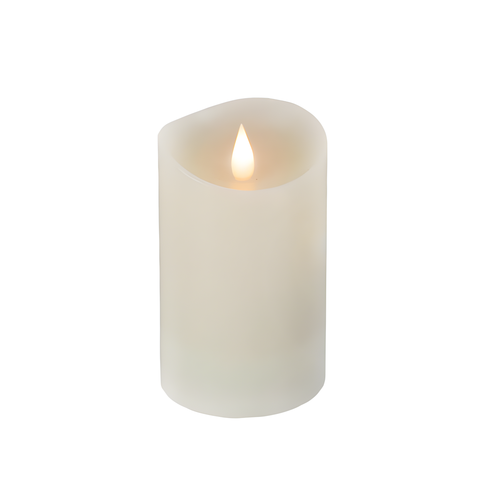 Ivory LED Flameless Pillar Candle with Remote