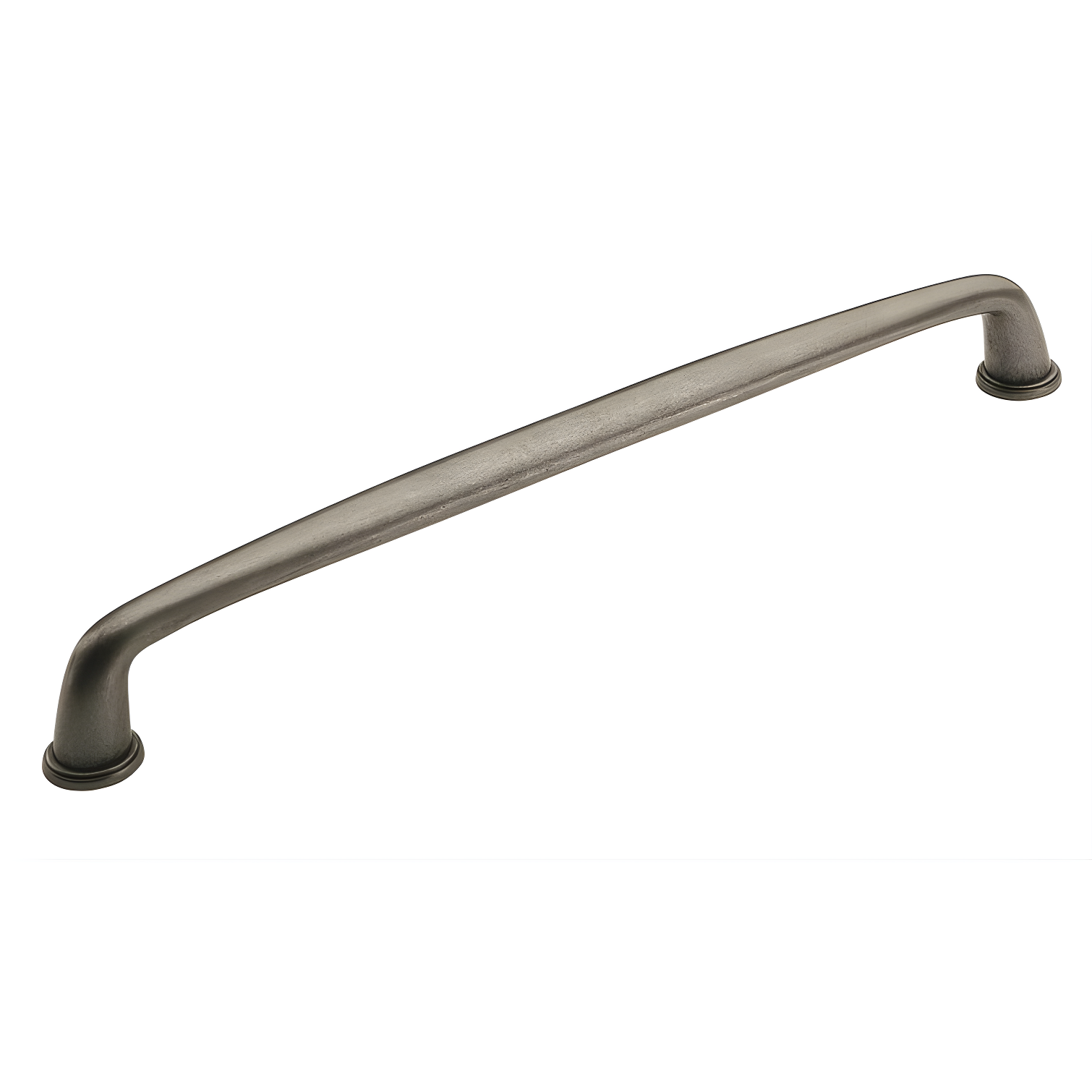 Weathered Nickel 12" Rustic Industrial Appliance Pull