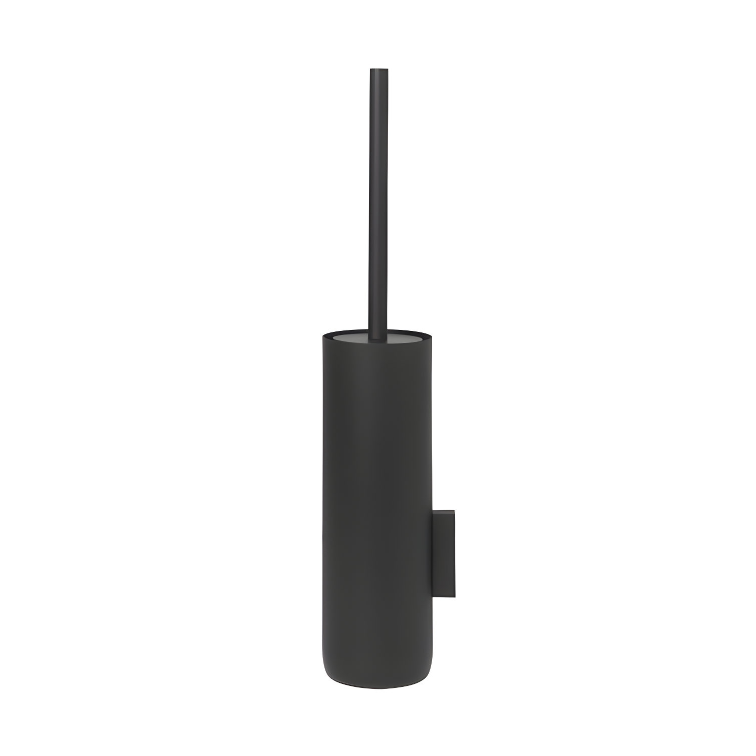 Black Titanium Coated Wall Mounted Toilet Brush and Holder