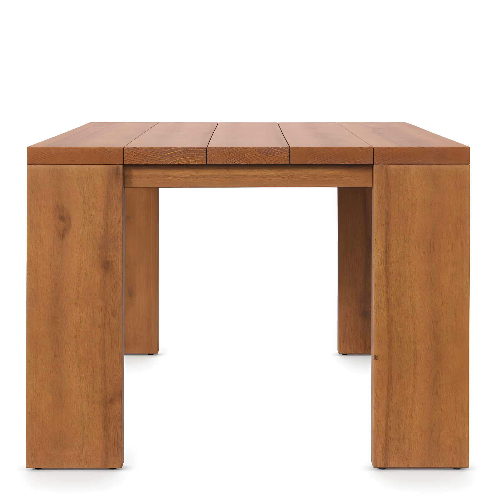 Natural Acacia Wood Outdoor Patio Side Table