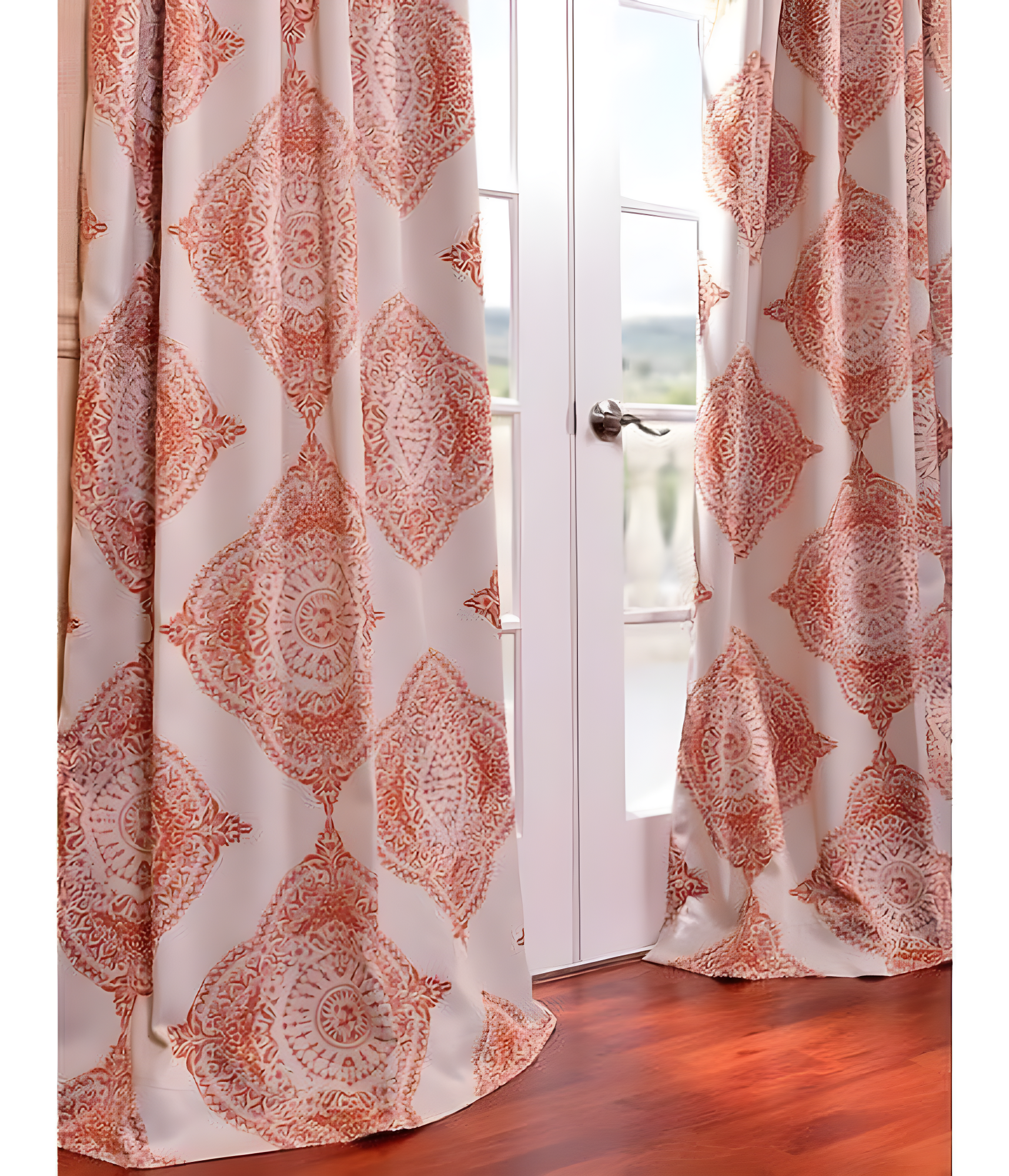 Henna Moroccan-Style Thermal Insulated Blackout Curtain Panel