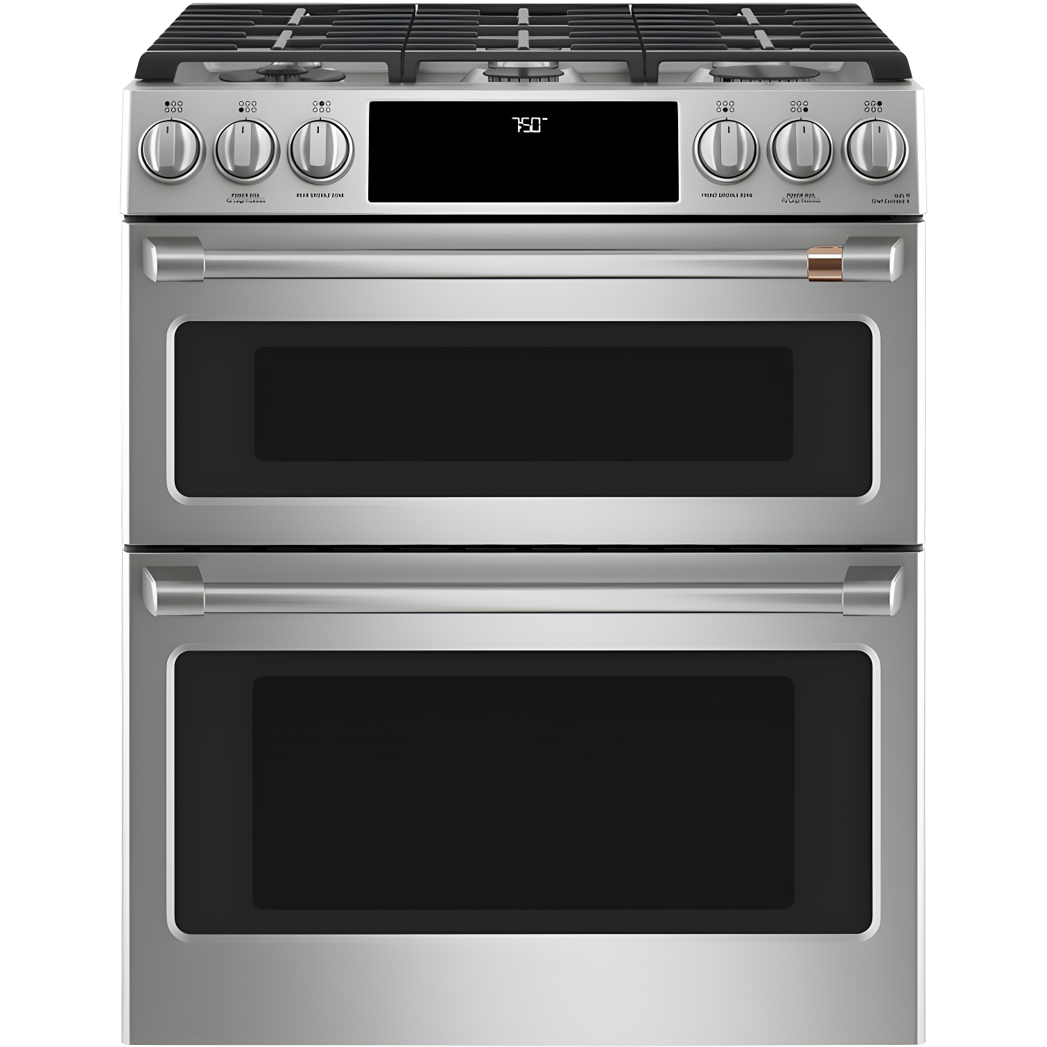 Café 30" Stainless Steel Smart Gas Range with Double Oven