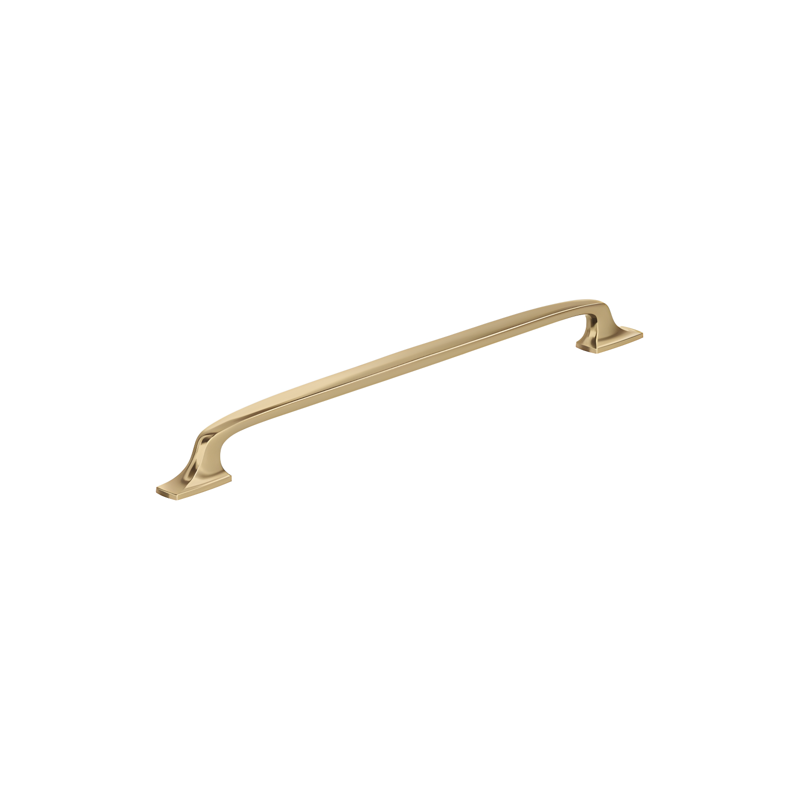 Champagne Bronze 18" Polished Appliance Pull with Mounting Hardware