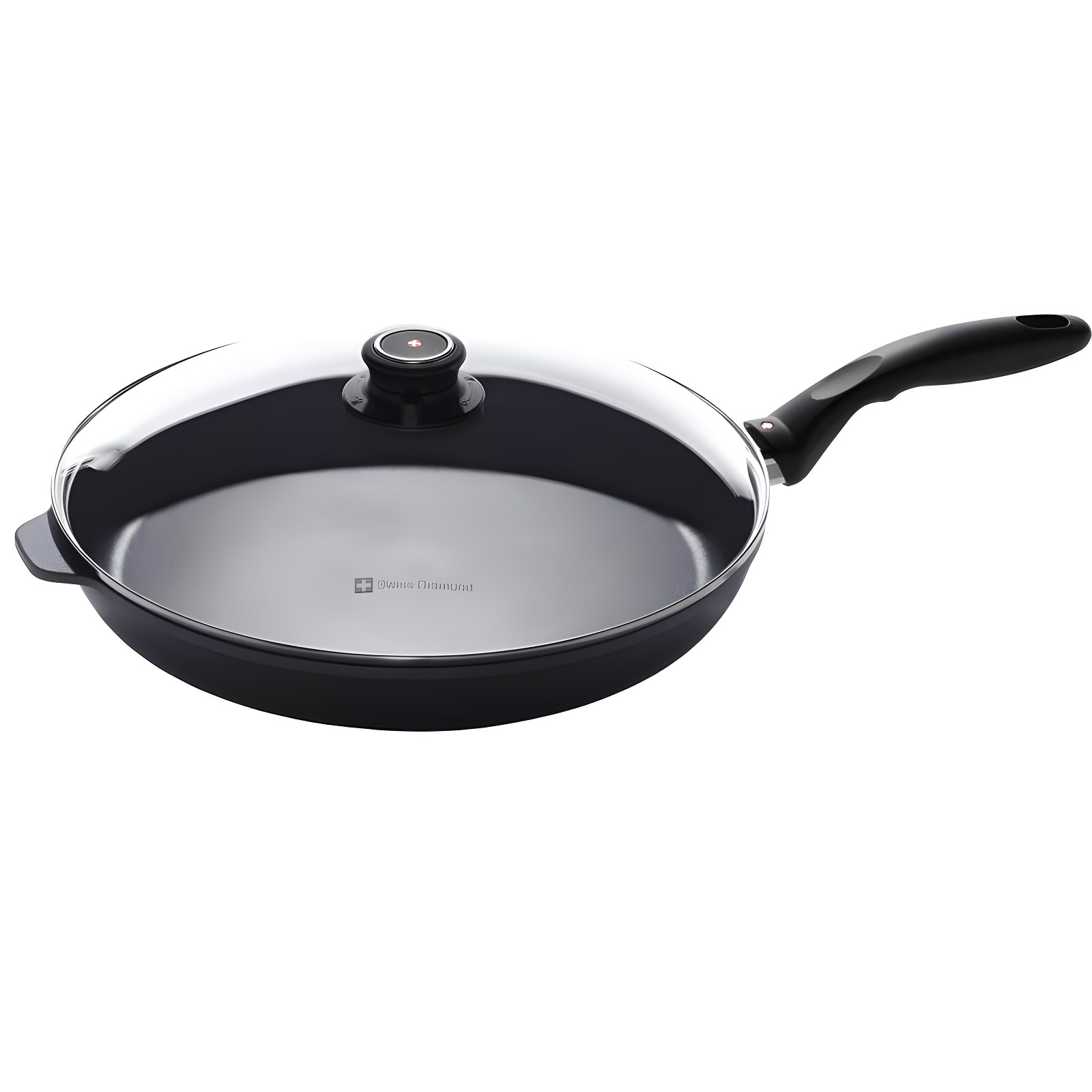 Swiss Diamond 12.5" Nonstick Frying Pan with Glass Lid