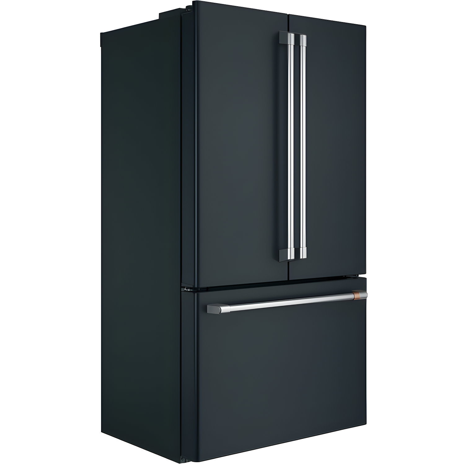 36" Matte Black Smart French Door Refrigerator with Ice Maker