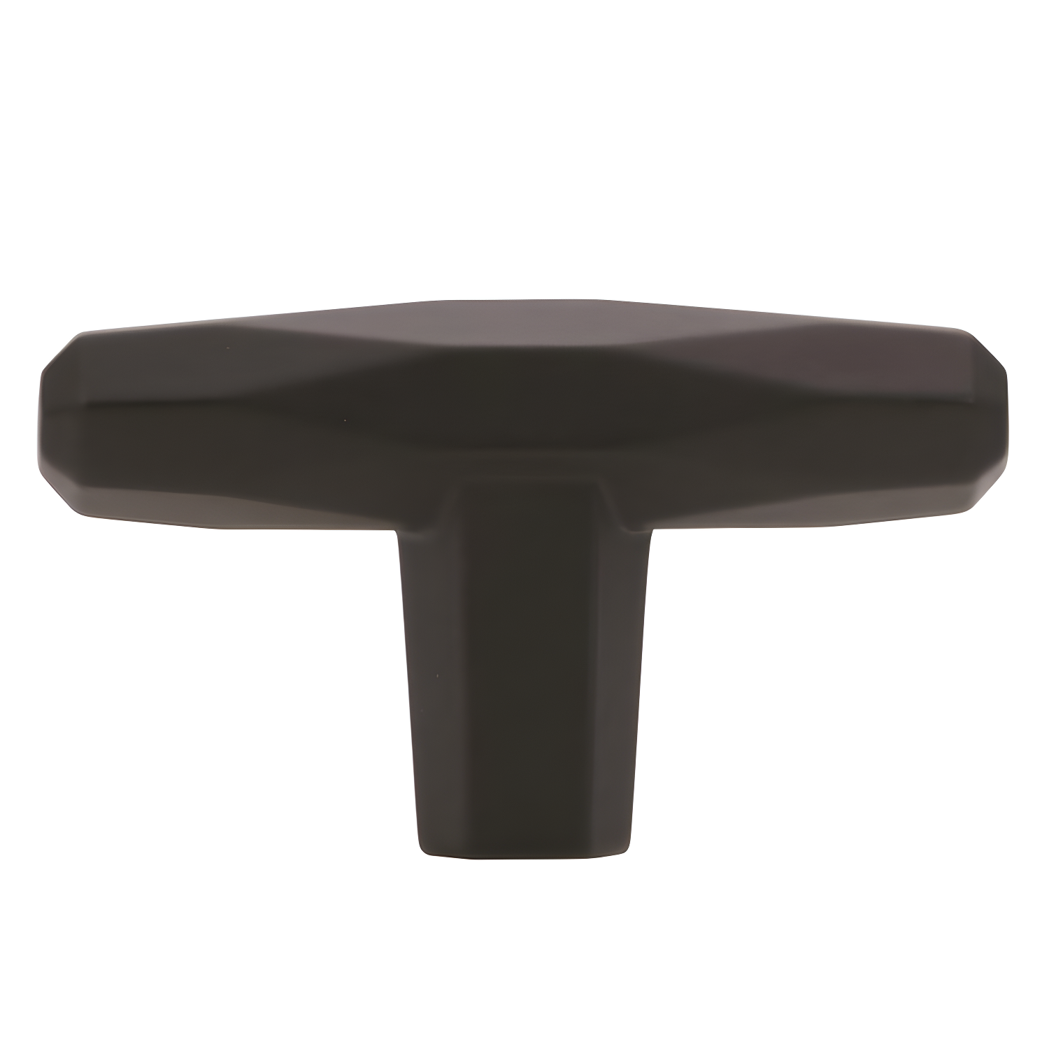 St. Vincent Black Bronze T-Handle Cabinet Knob with Mounting Hardware